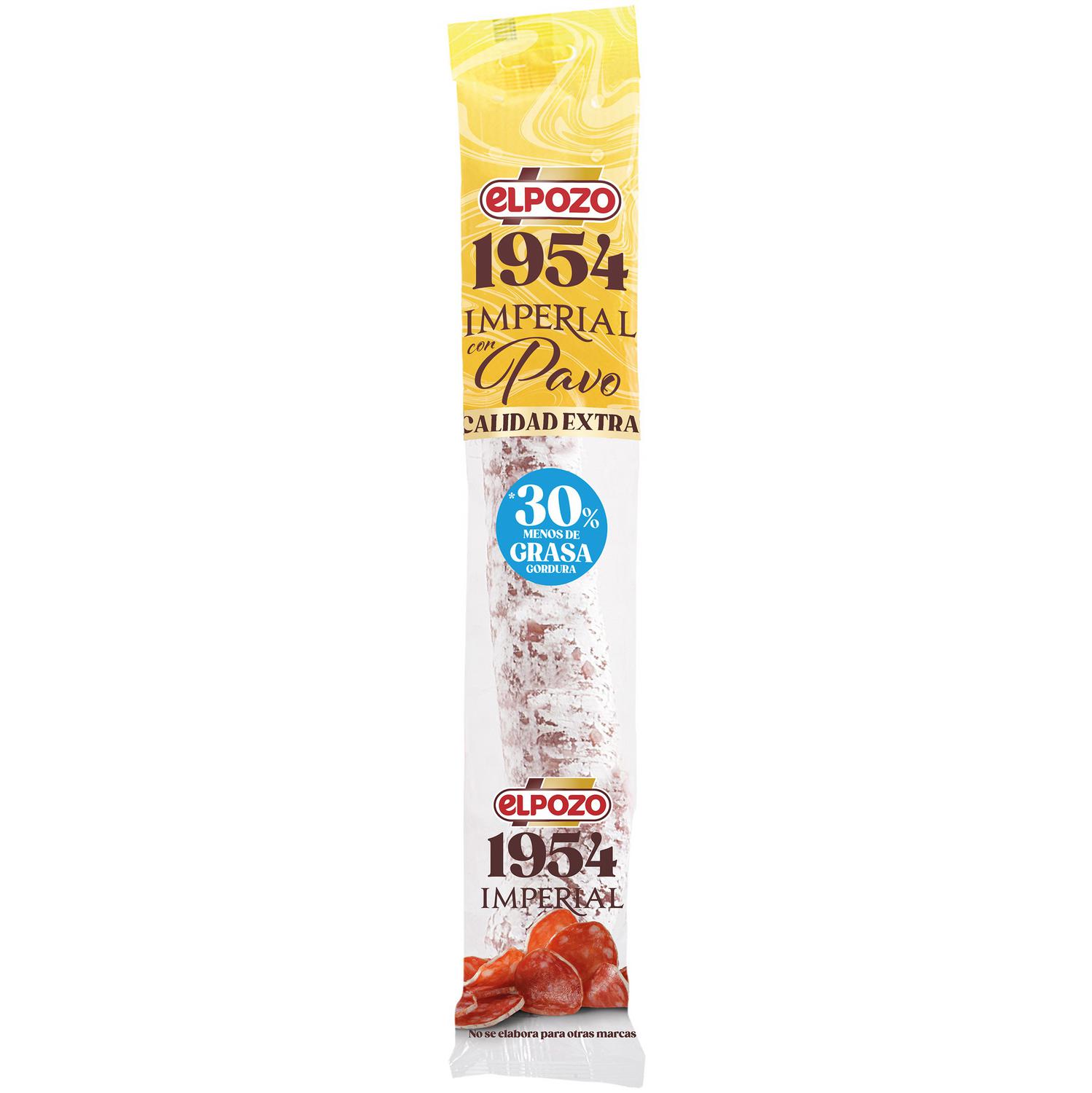 Longaniza Imperial con pavo en pieza ElPozo 1954 sin gluten 250 g