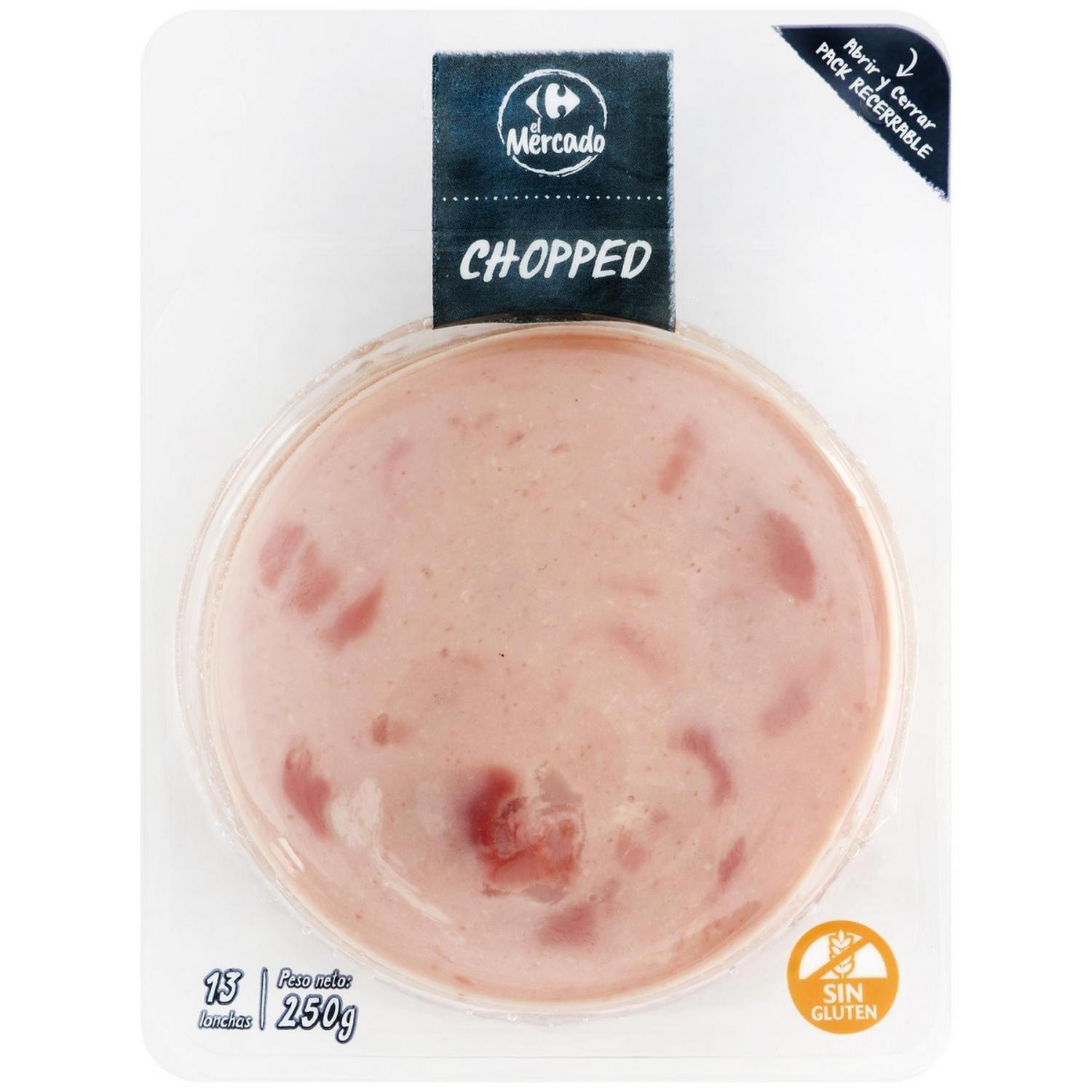 Chopped en lonchas El Mercado sin gluten 250 g