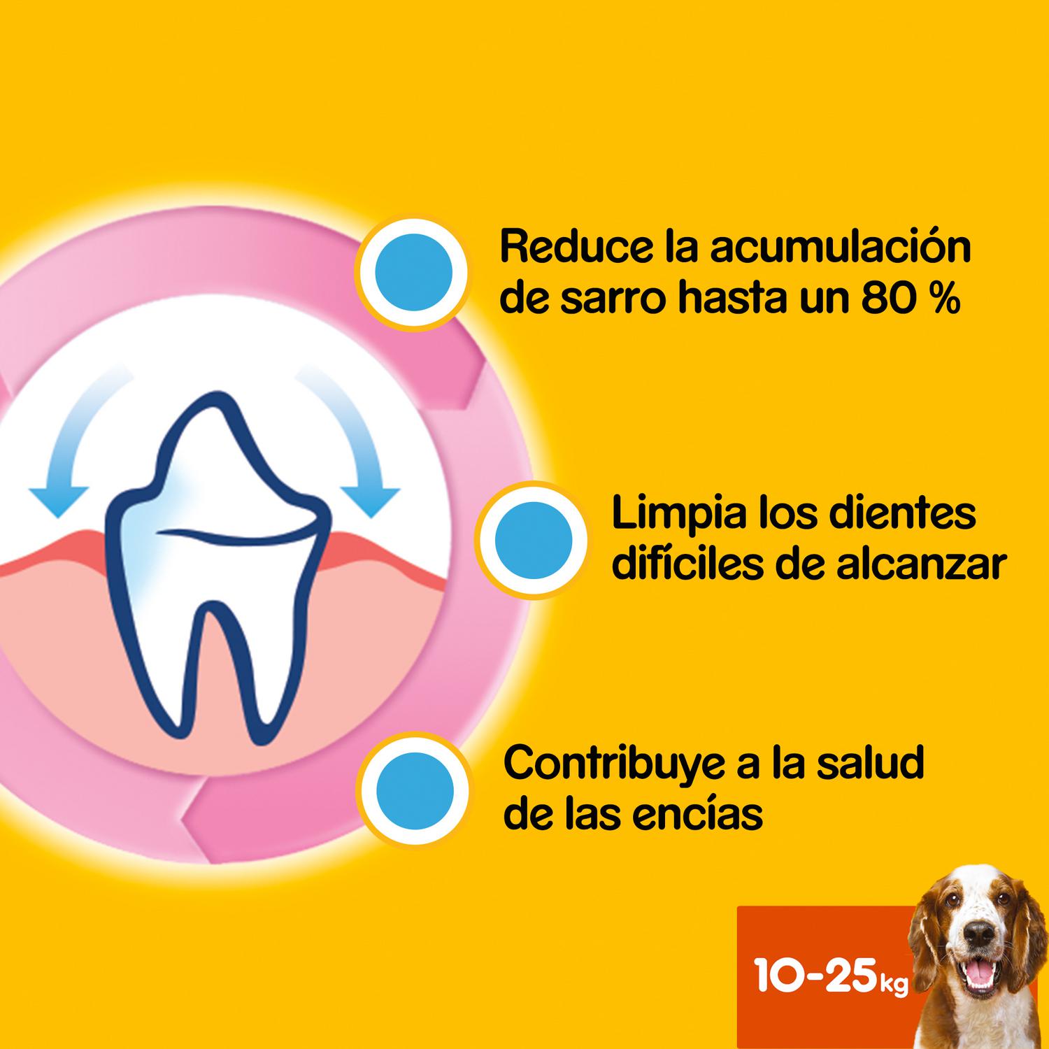 Snacks dental para perros medianos Pedigree Dentastix pack de 28 unidades