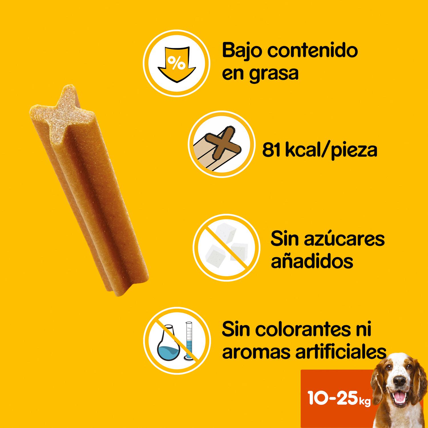 Snacks dental para perros medianos Pedigree Dentastix pack de 28 unidades