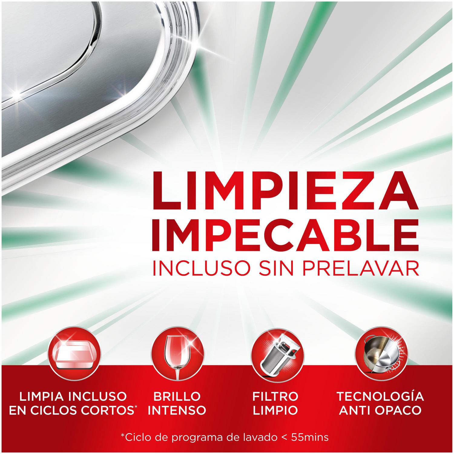 Lavavajillas a maquina limón Fairy Platinum Plus 88 ud.