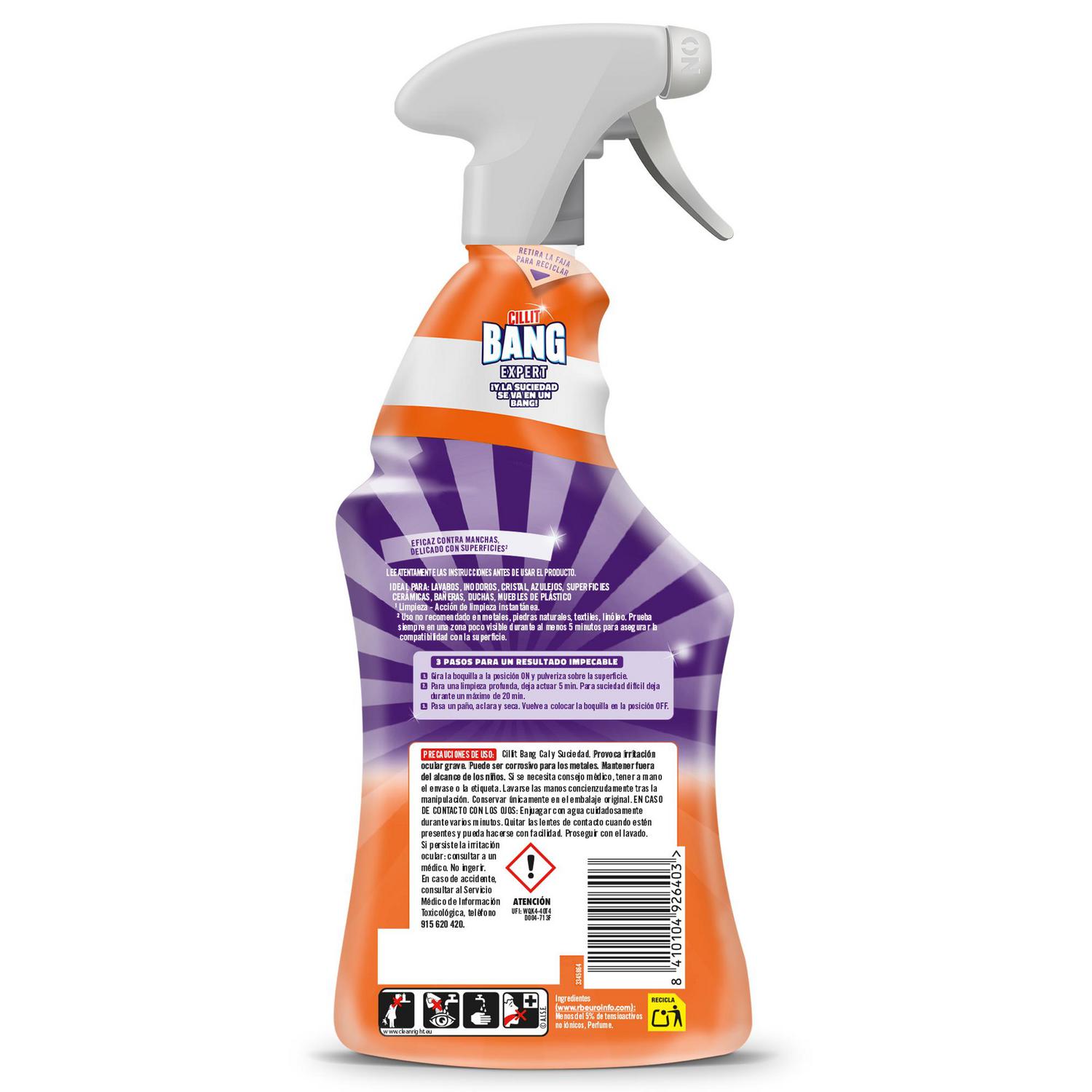 Limpiador cal & suciedad Cillit Bang 750 ml.