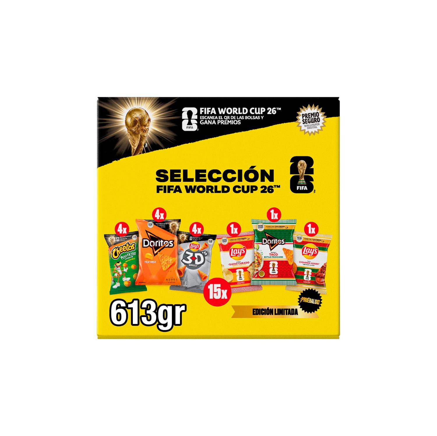 Surtido de productos de aperitivo Fifa World Cup 15 ud.