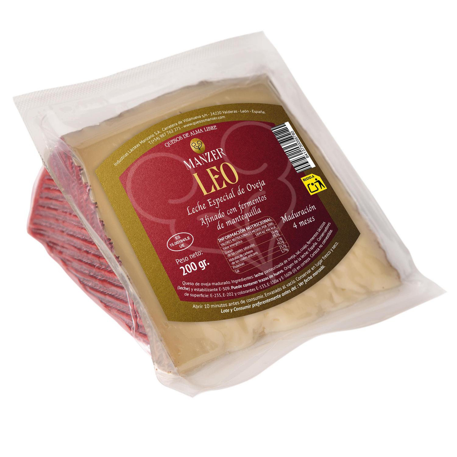Queso de oveja Manzer cuña de 200 g