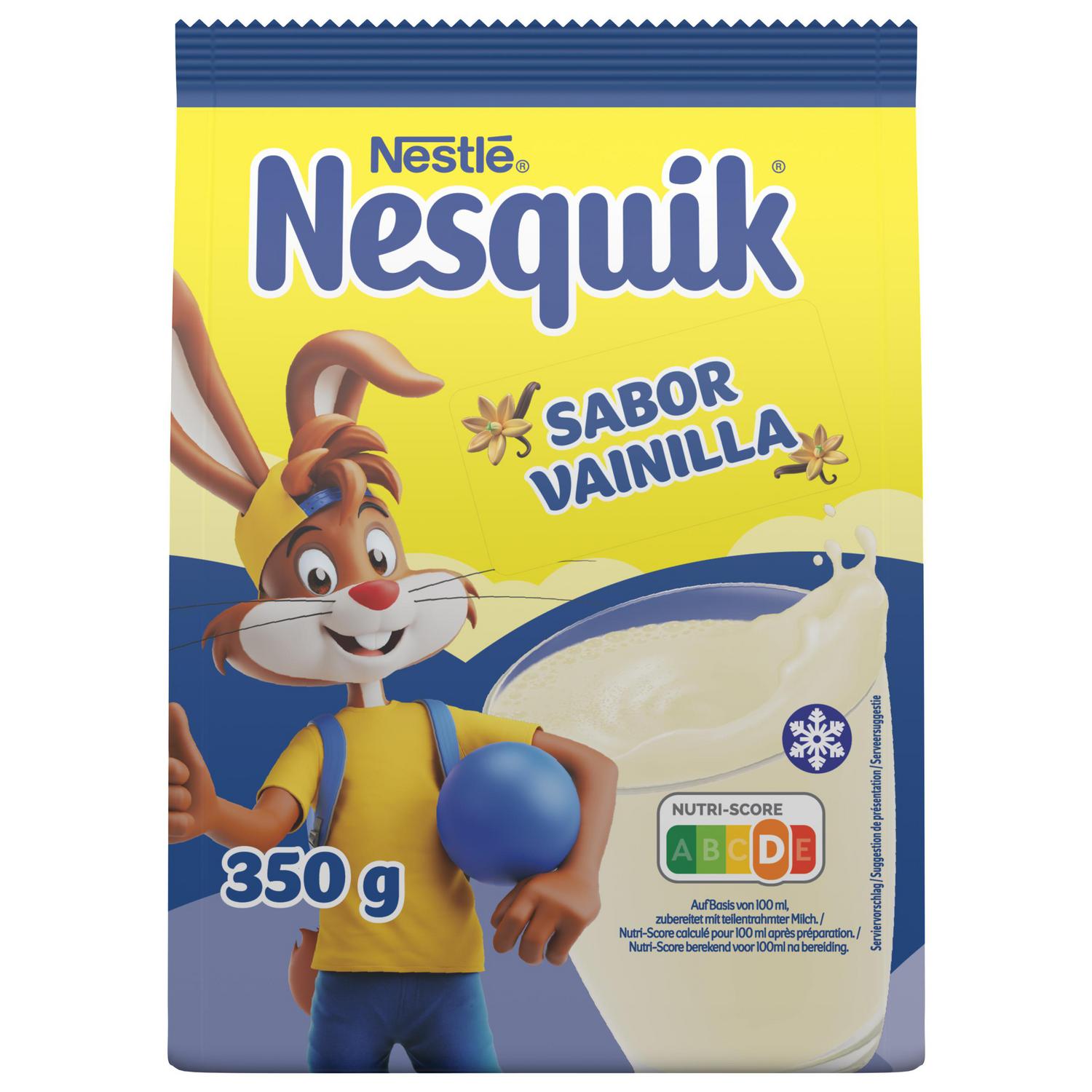 Preparado soluble sabor vainilla Nesquik 350 g.