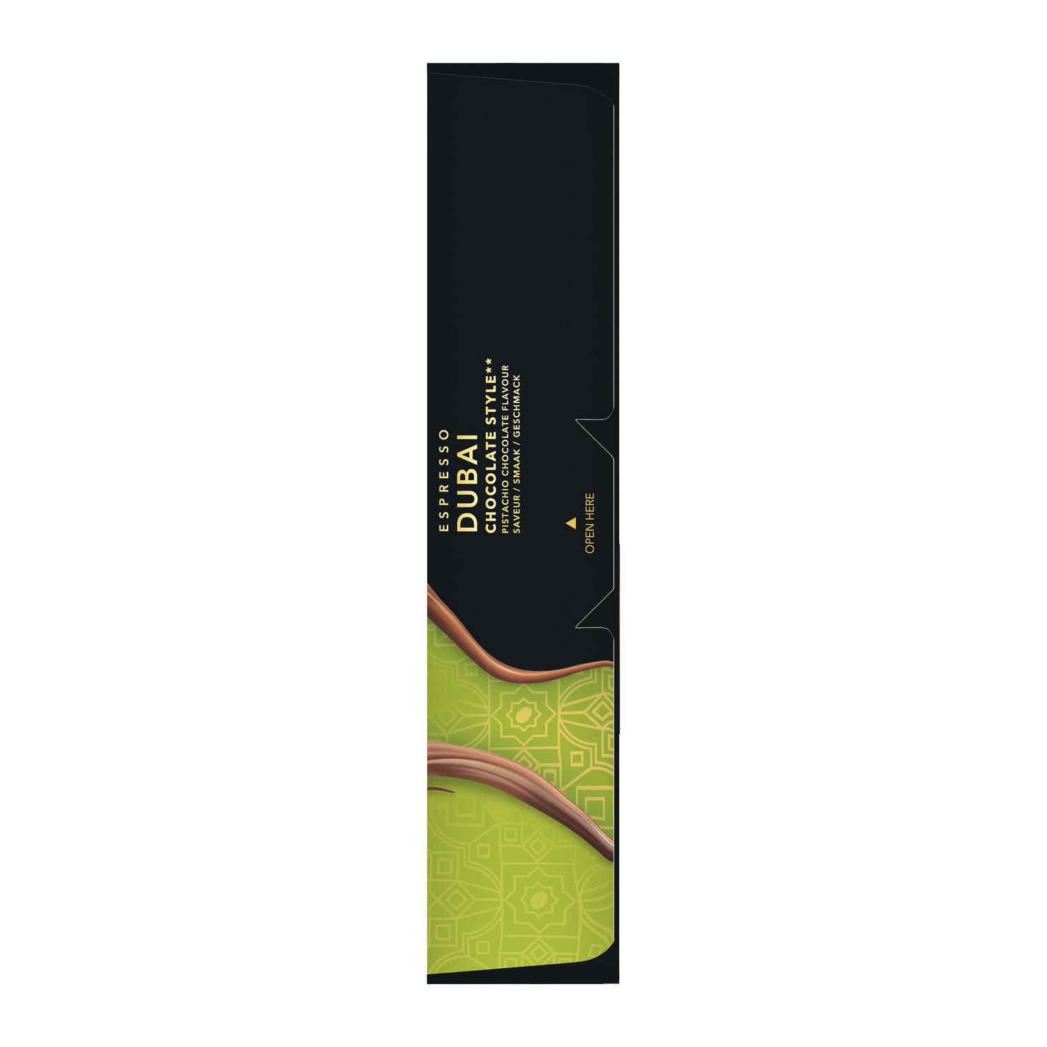 Café cápsulas espresso estido Dubai L'or compatible con Nespresso 10 ud.