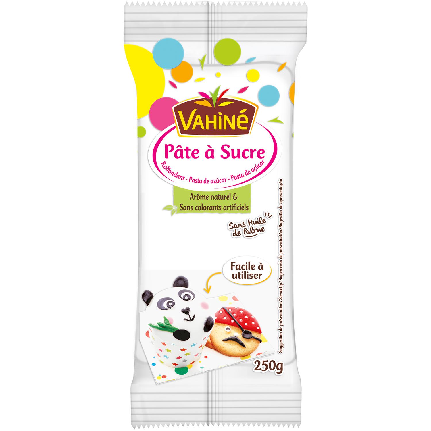 Fondant pasta de azúcar blanco Vahiné 250 g.