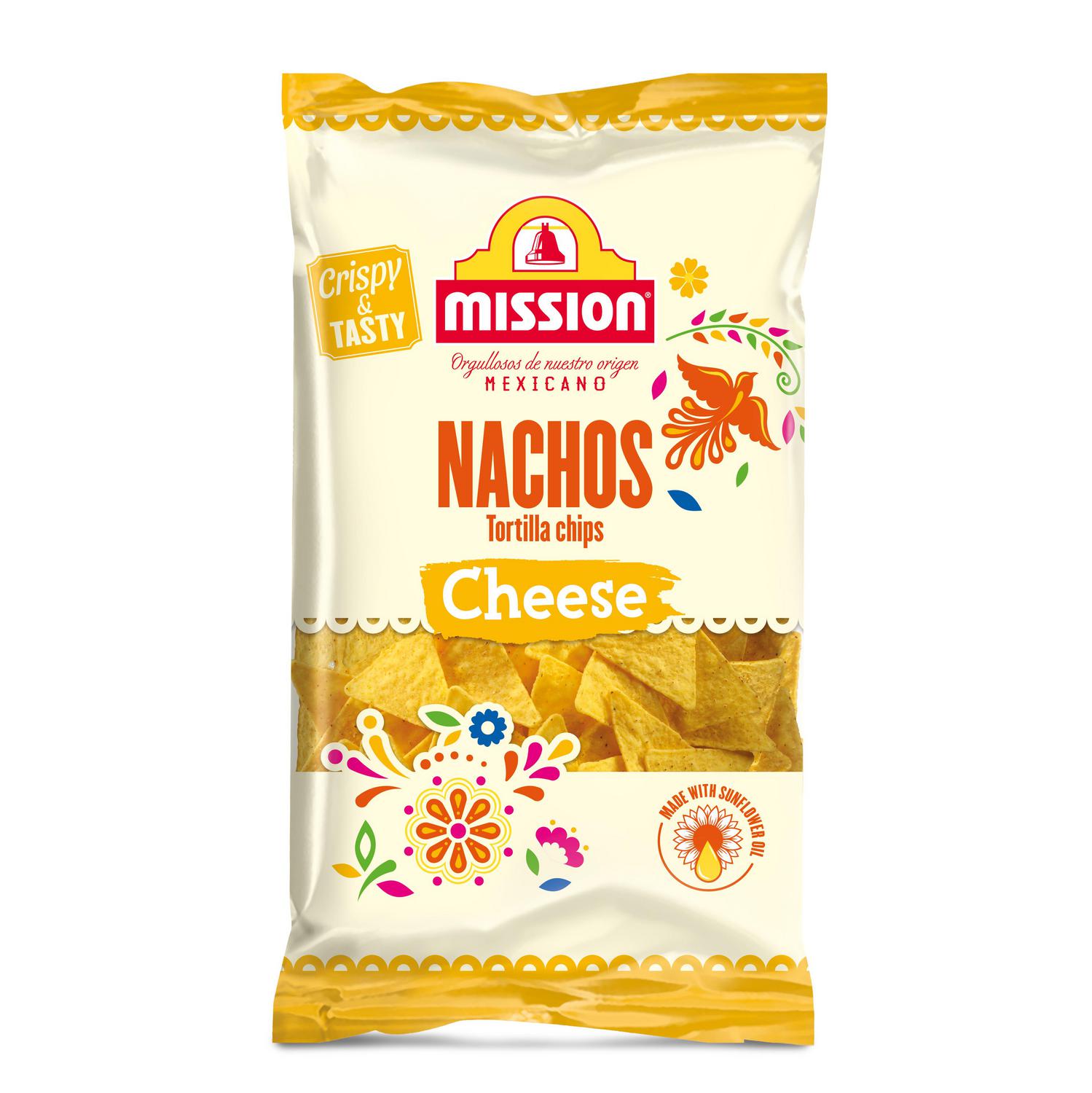 Nachos sabor queso Mission 175 g.