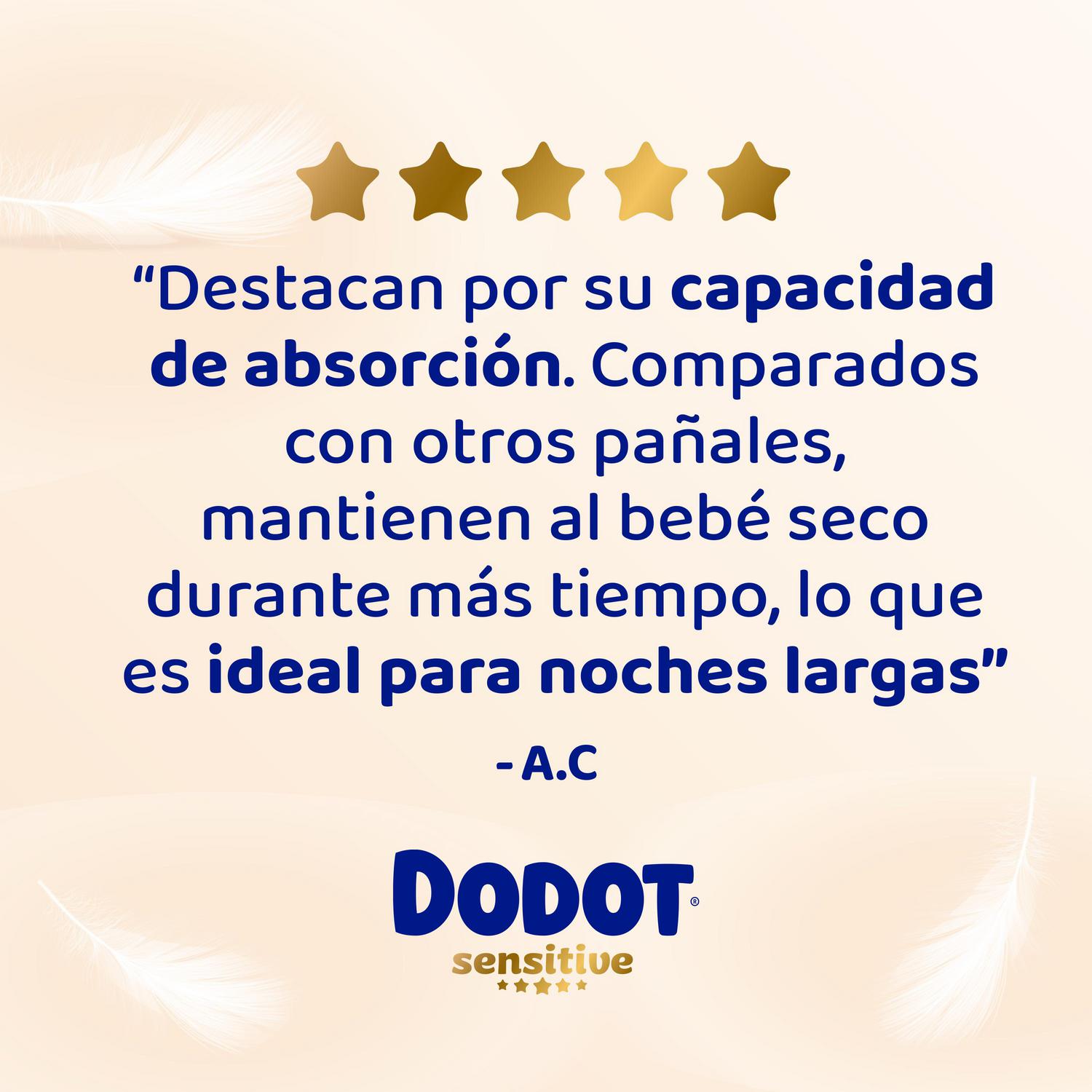 Pañales Dodot Sensitive T3+ (7-11 kg) 56 ud.