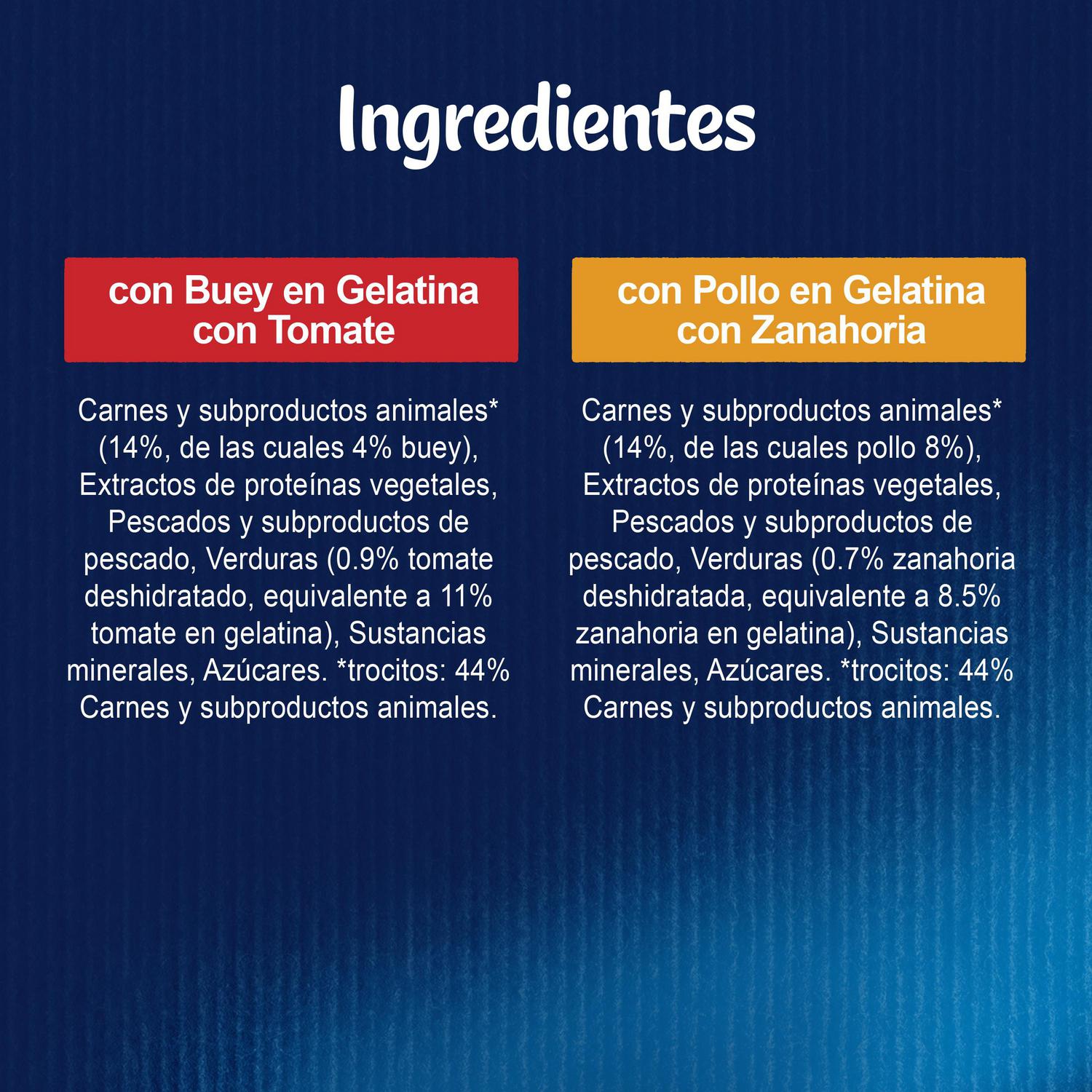 Comida húmeda en gelatina festín de sabores para gato Purina Felix 4x85 g