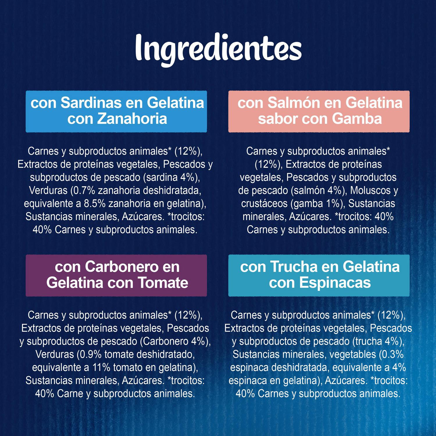 Comida húmeda en gelatina festín del mar para gato Purina Felix Sensations 12x85 g