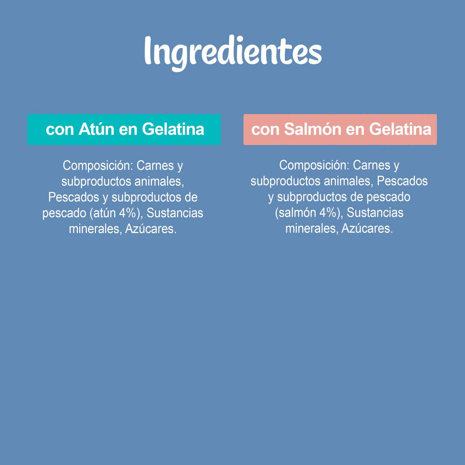 Comida húmeda en gelatina festín del mar para gatos Purina Felix Fantastic 4x85 g