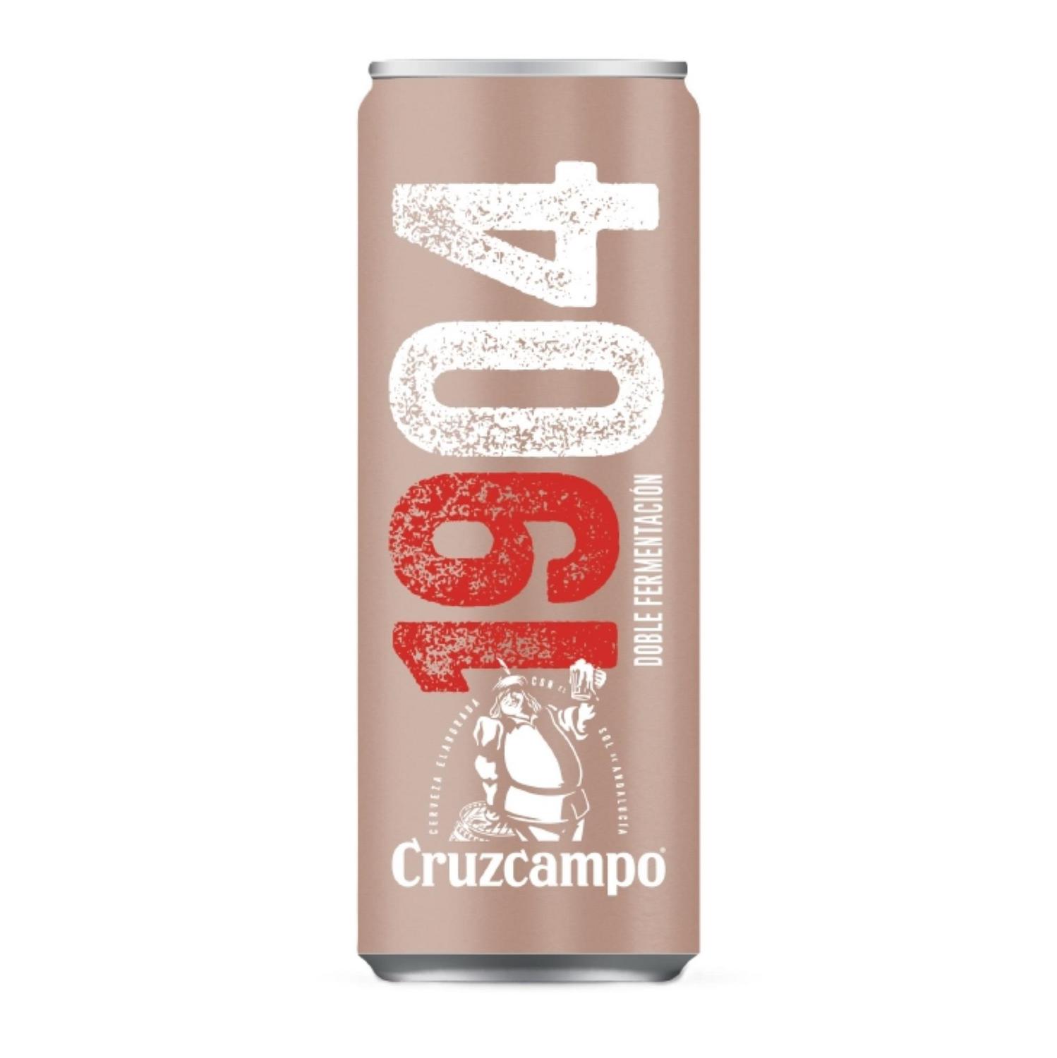 Cerveza Cruzcampo 1904 lata 33 cl.