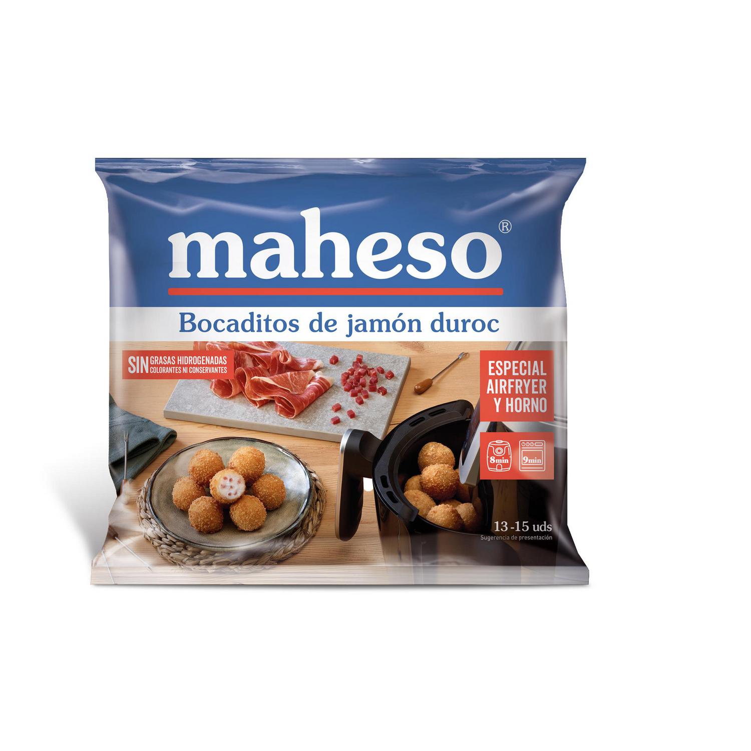 Bocaditos de jamón duroc Maheso 300 g.