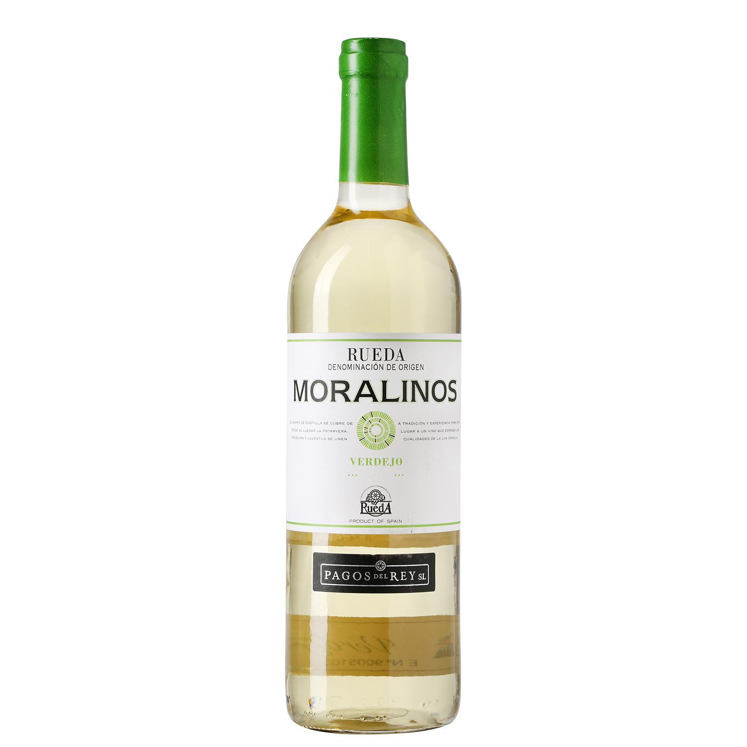 Vino blanco verdejo Moralinos D.O. Rueda 75 cl.