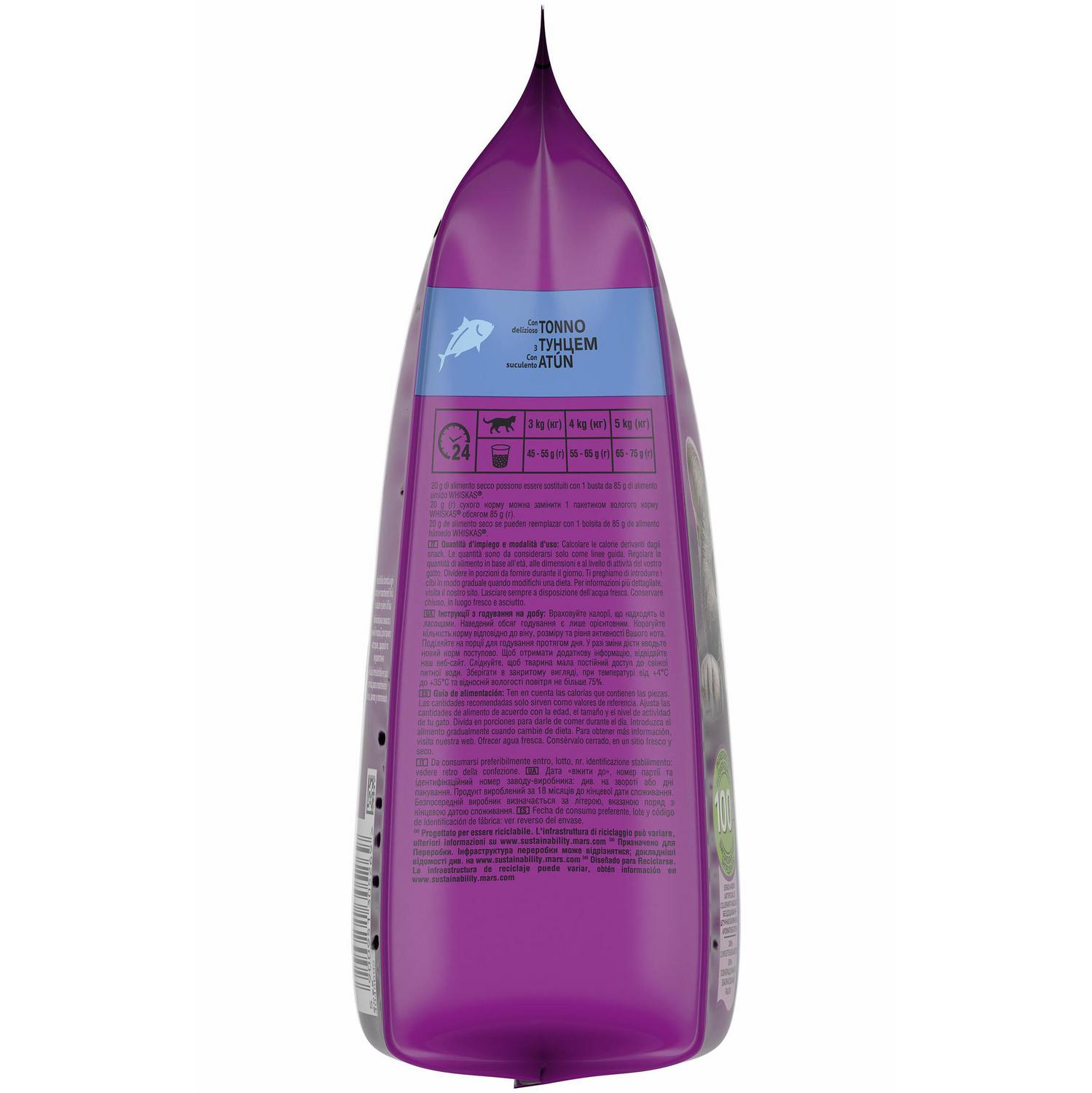 Pienso de atún para gatos Whiskas 800 g.