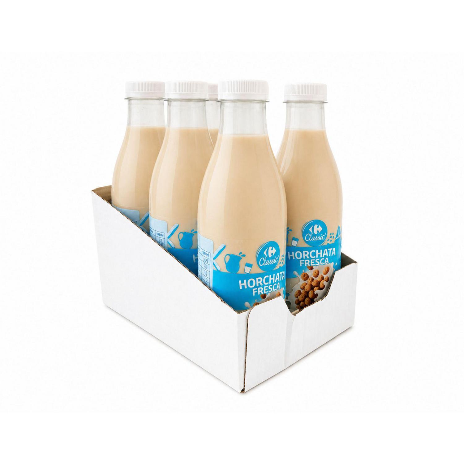 Horchata fresca Carrefour sin gluten 750 ml.