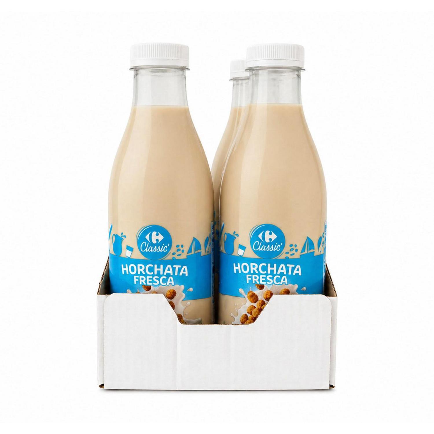 Horchata fresca Carrefour sin gluten 750 ml.