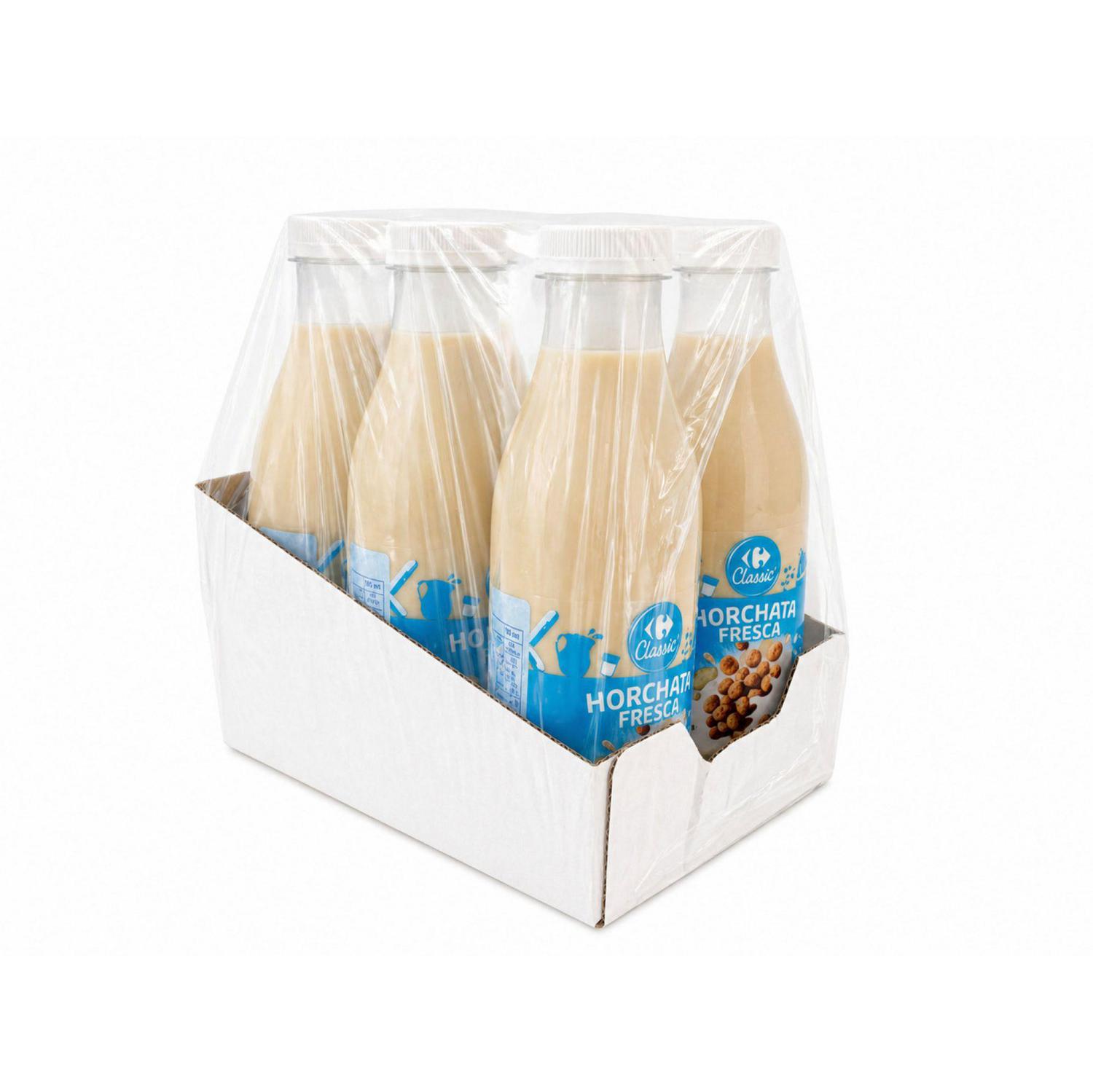 Horchata fresca Carrefour sin gluten 750 ml.