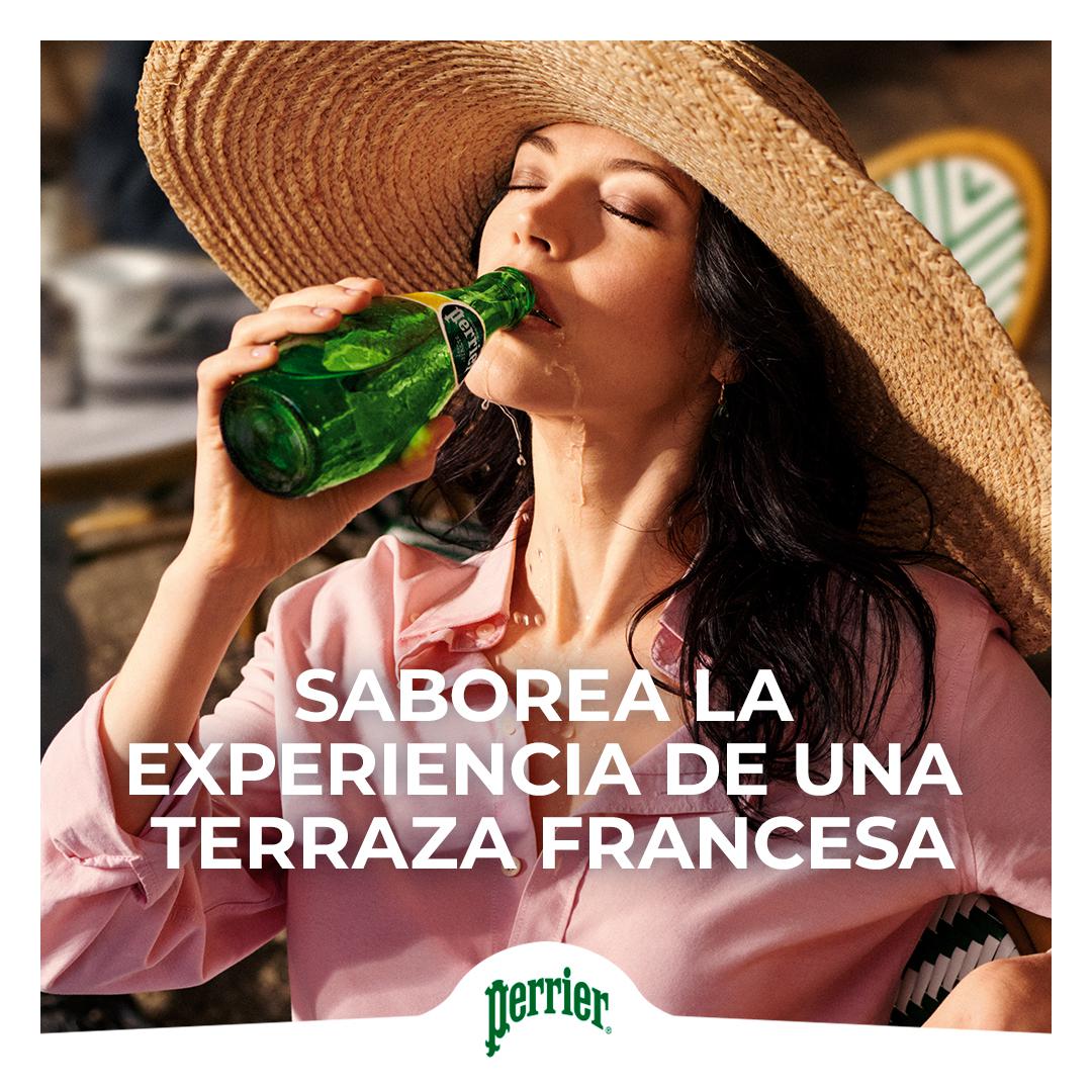 Agua mineral con gas Perrier 1 l.