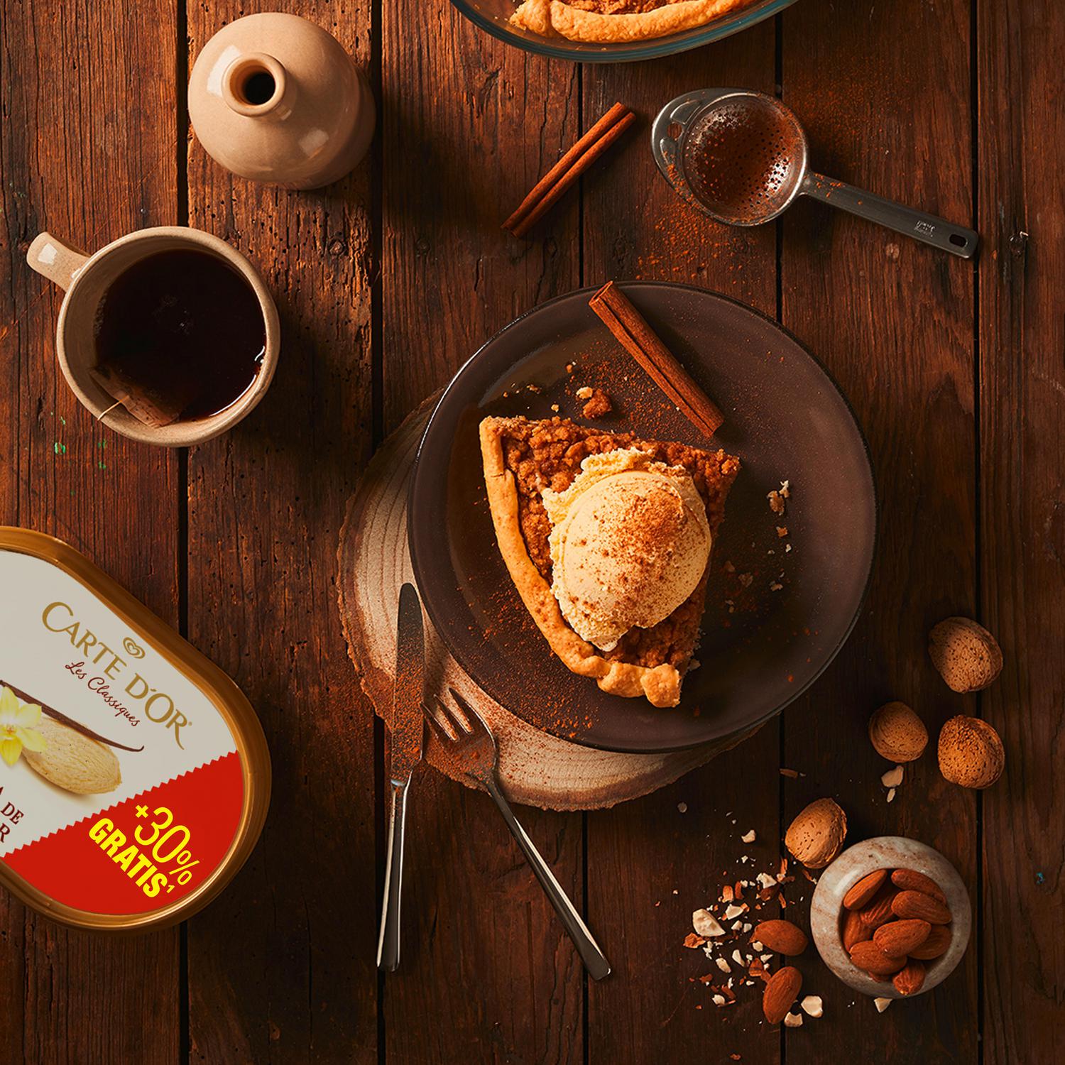 Helado de vainilla de Madagascar Carte D'or Les Classiques 900 ml.