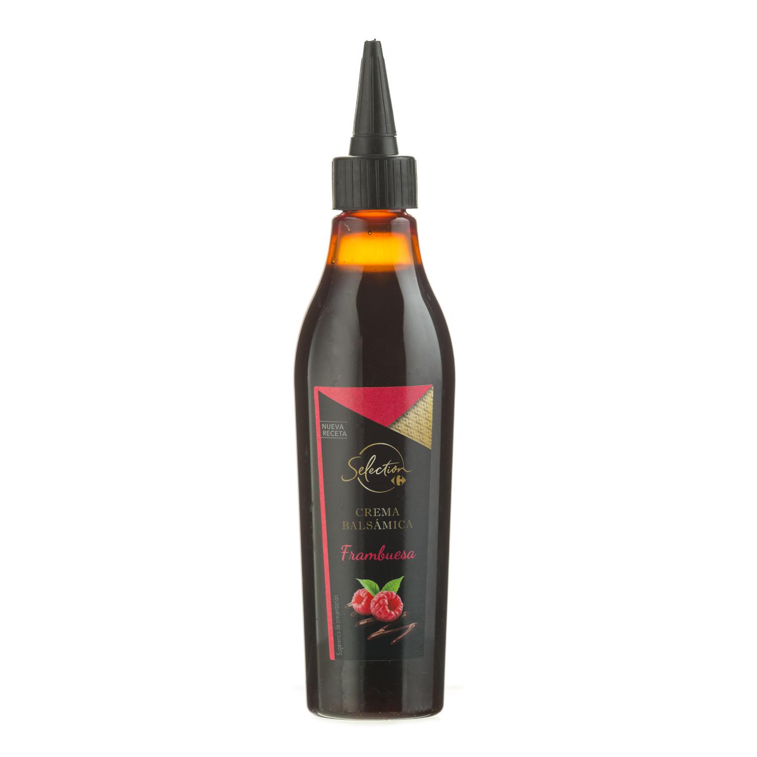 Crema balsámica de frambuesa Carrefour Selection 250 ml.