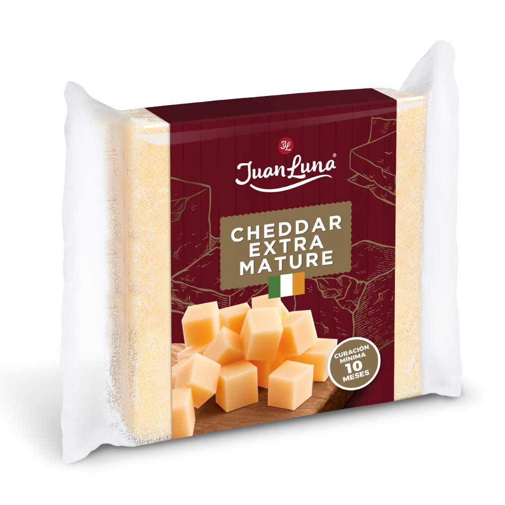 Queso cheddar madurado Juan Luna 300 g.