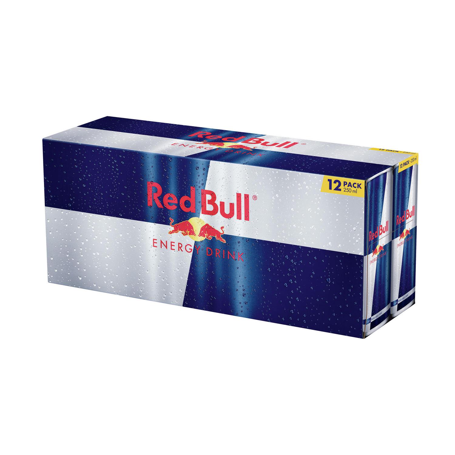 Red Bull Regular Bebida Energética pack 12 latas 25 cl.