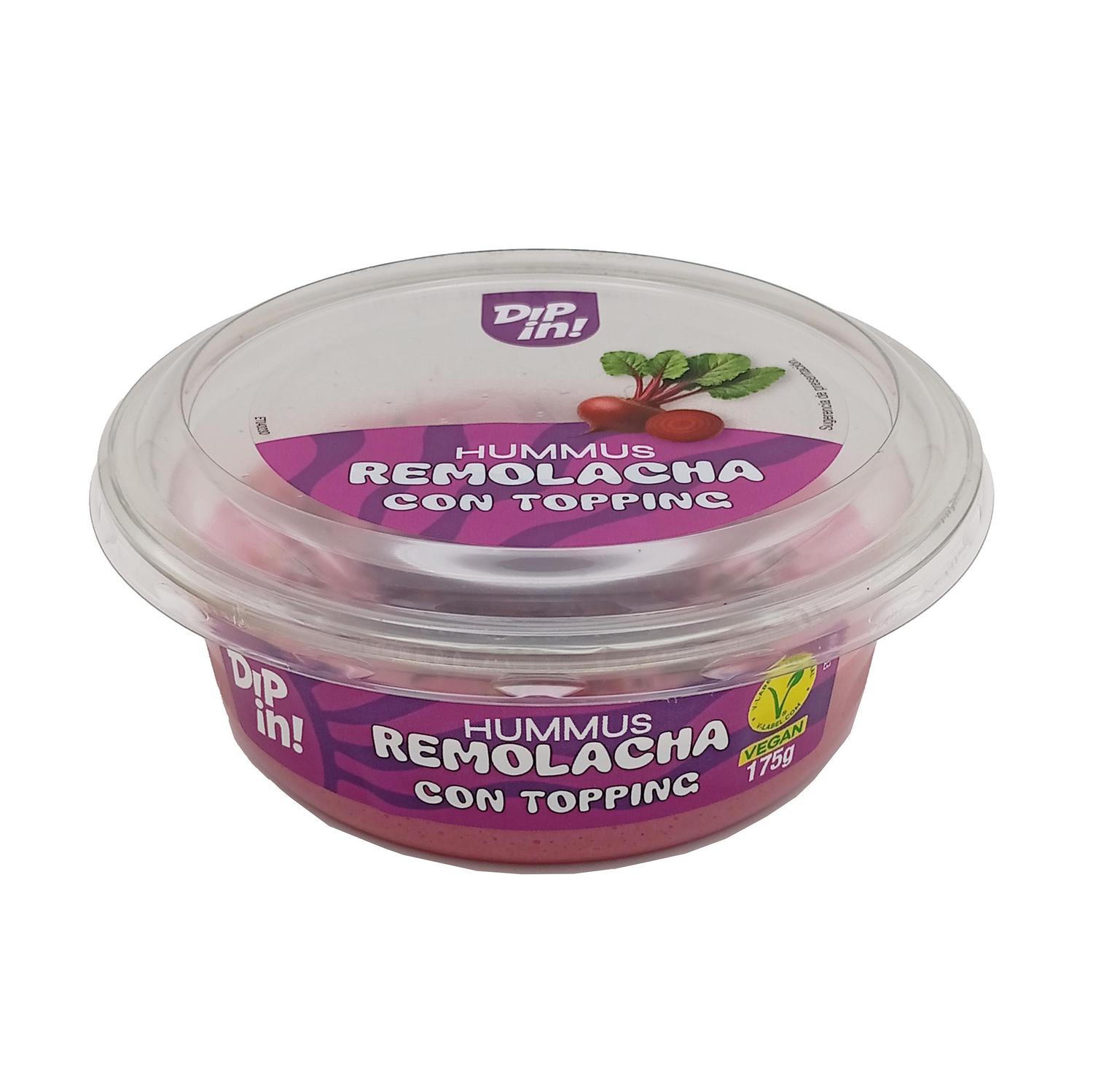 Hummus de remolacha con topping D!P¡n! 175 g.