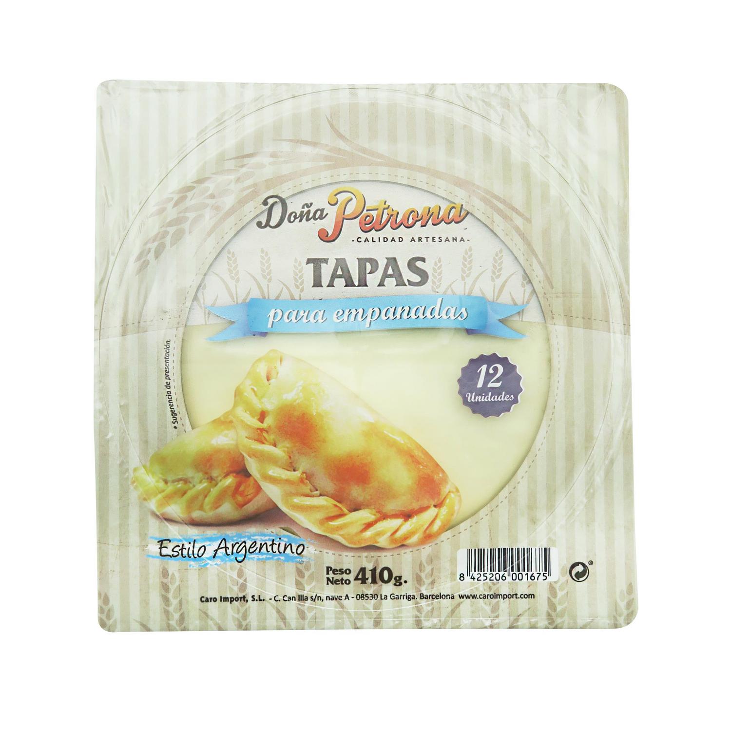 Tapas para empanada Doña Petrona 410 g.