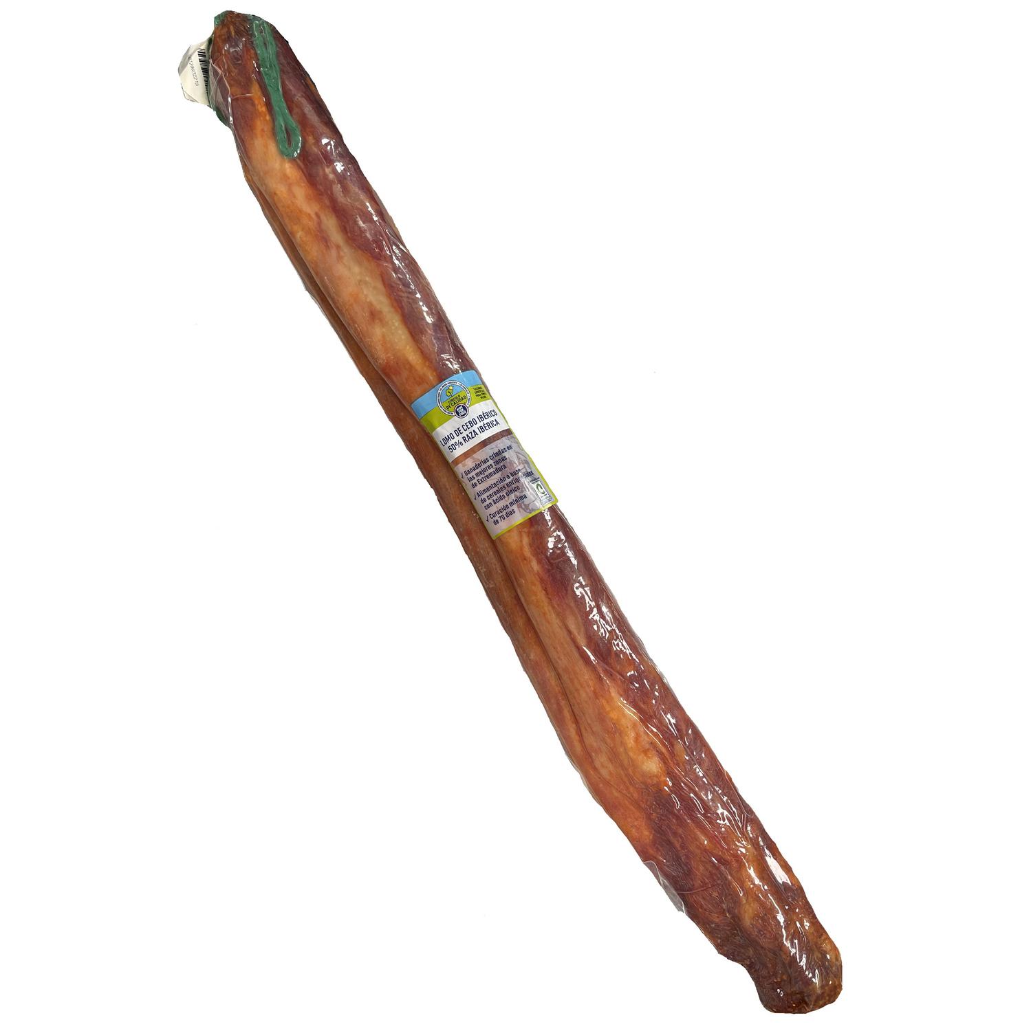 Lomo de Cebo Ibérico 50% Raza Ibérica Círculo de Calidad pieza de 500 g aprox