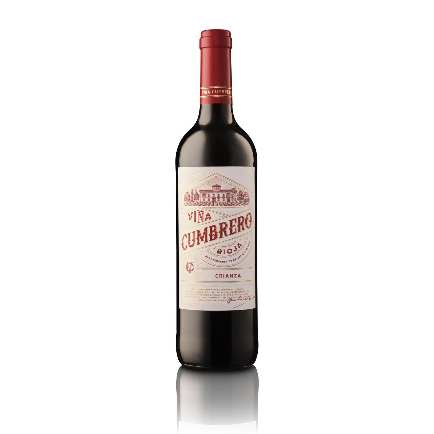 Vino tinto crianza Viña Cumbrero D.O.Ca. Rioja 75 cl.