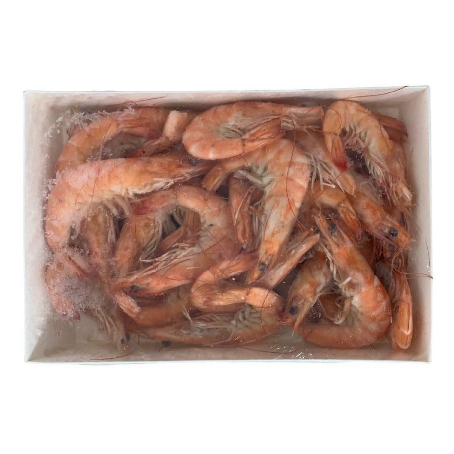 Langostino extra grande cocido 24/32 Carrefour 800 g.