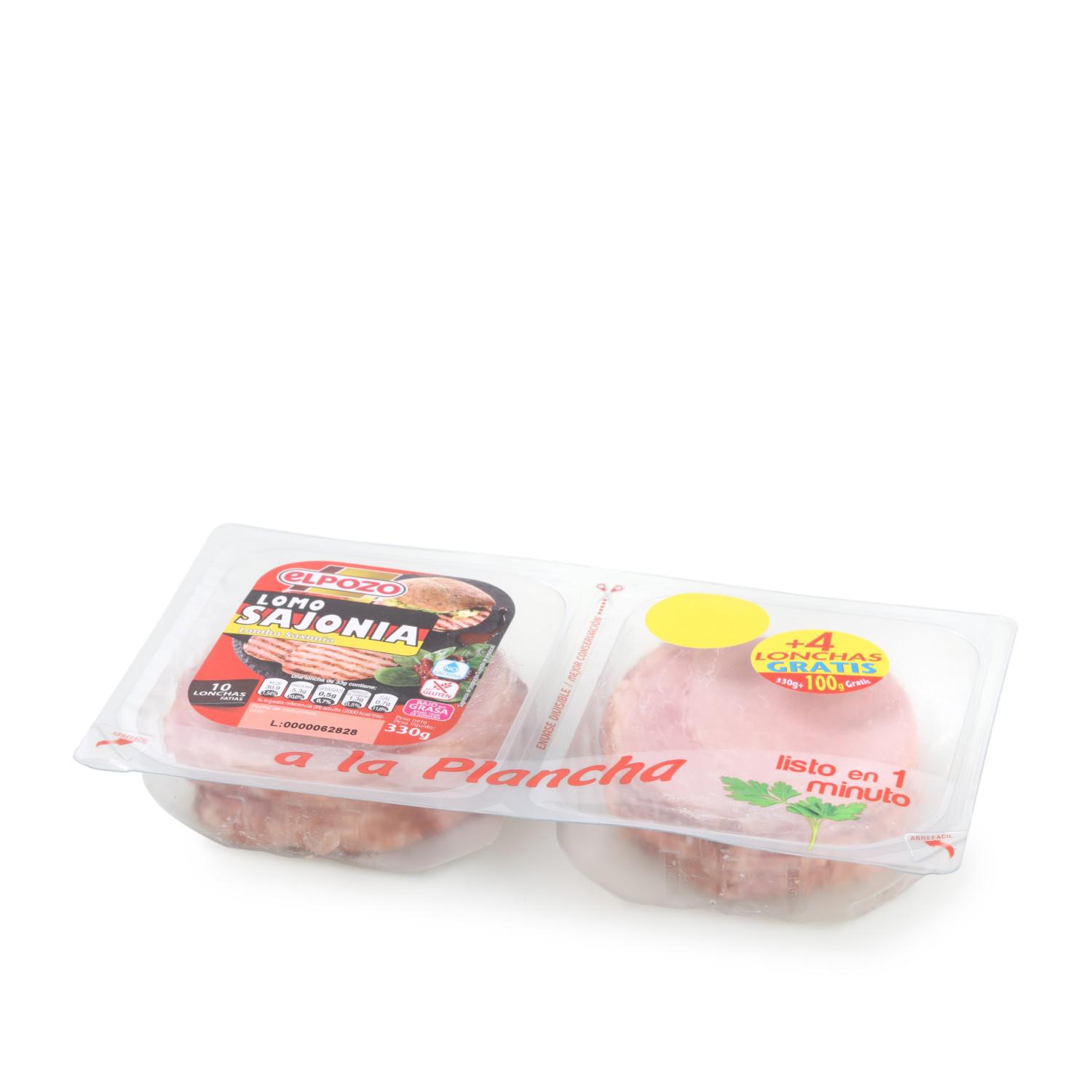 Lomo de Sajonia de Cerdo Fileteado ElPozo 350 g