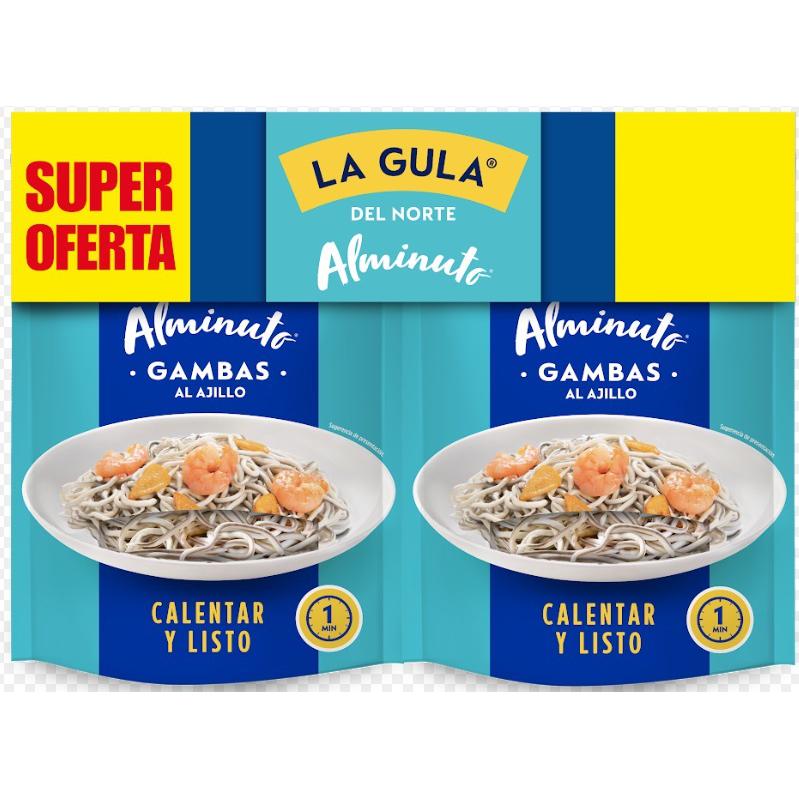 La Gula del Norte con gambas al ajillo pack de 2x135 g