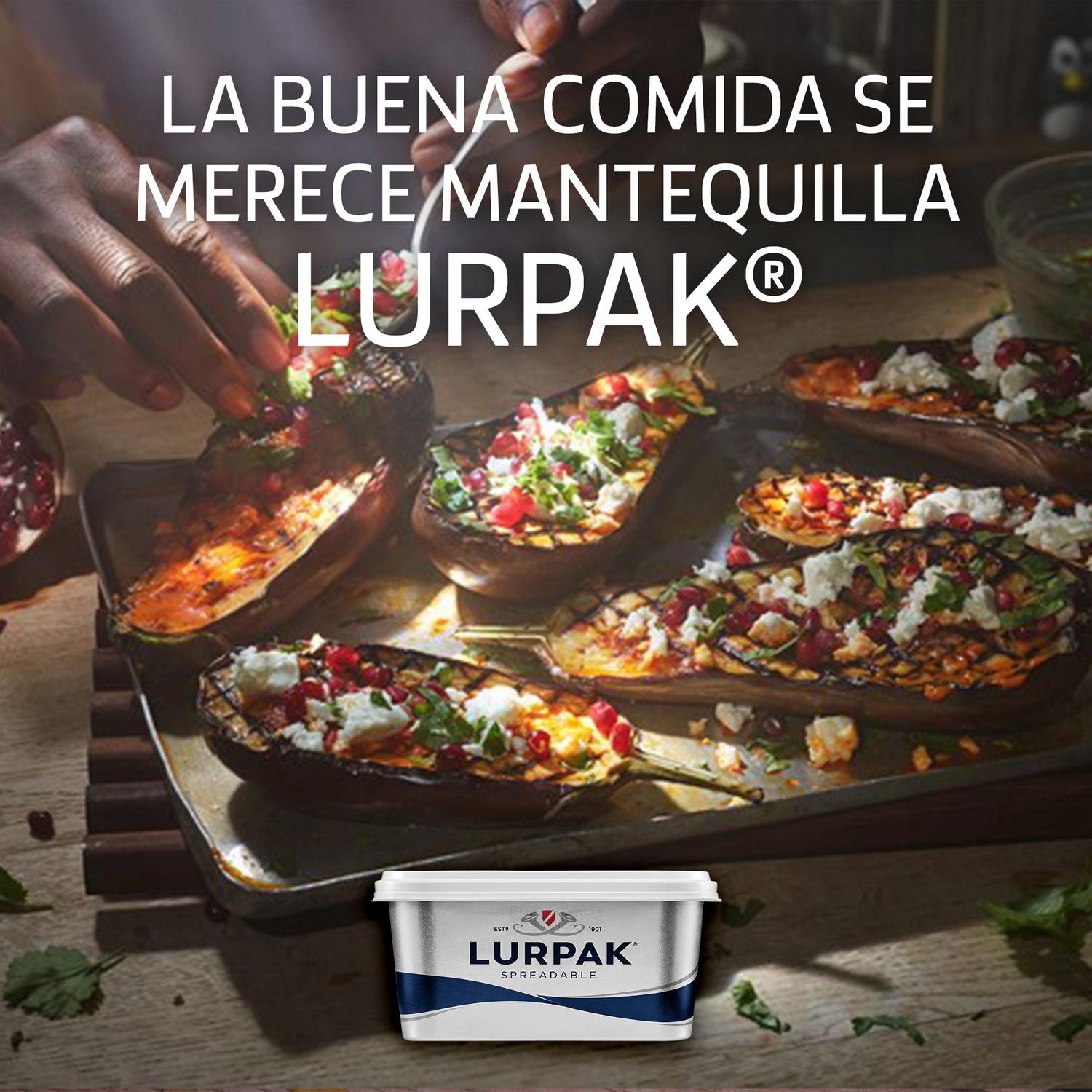 Mantequilla fácil de untar ligeramente salada Lurpak 200 g.