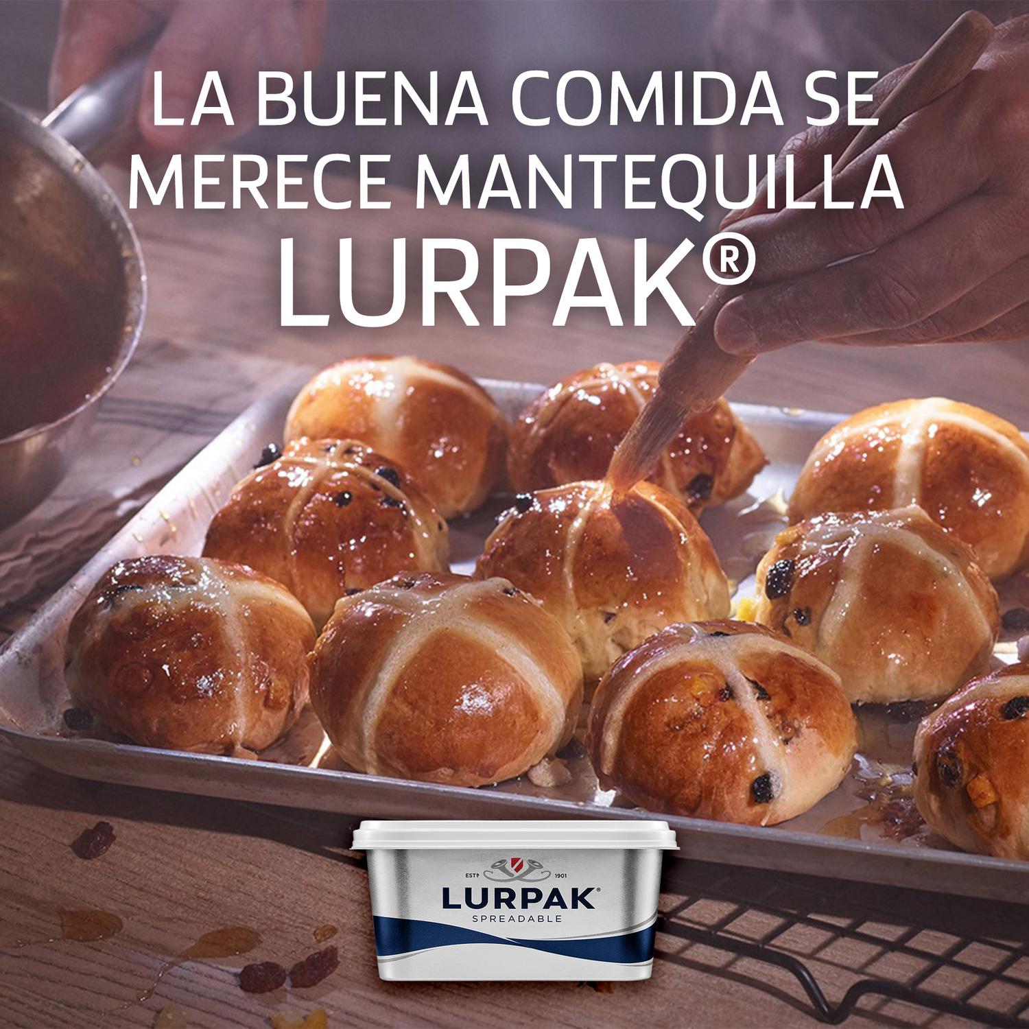 Mantequilla fácil de untar ligeramente salada Lurpak 200 g.