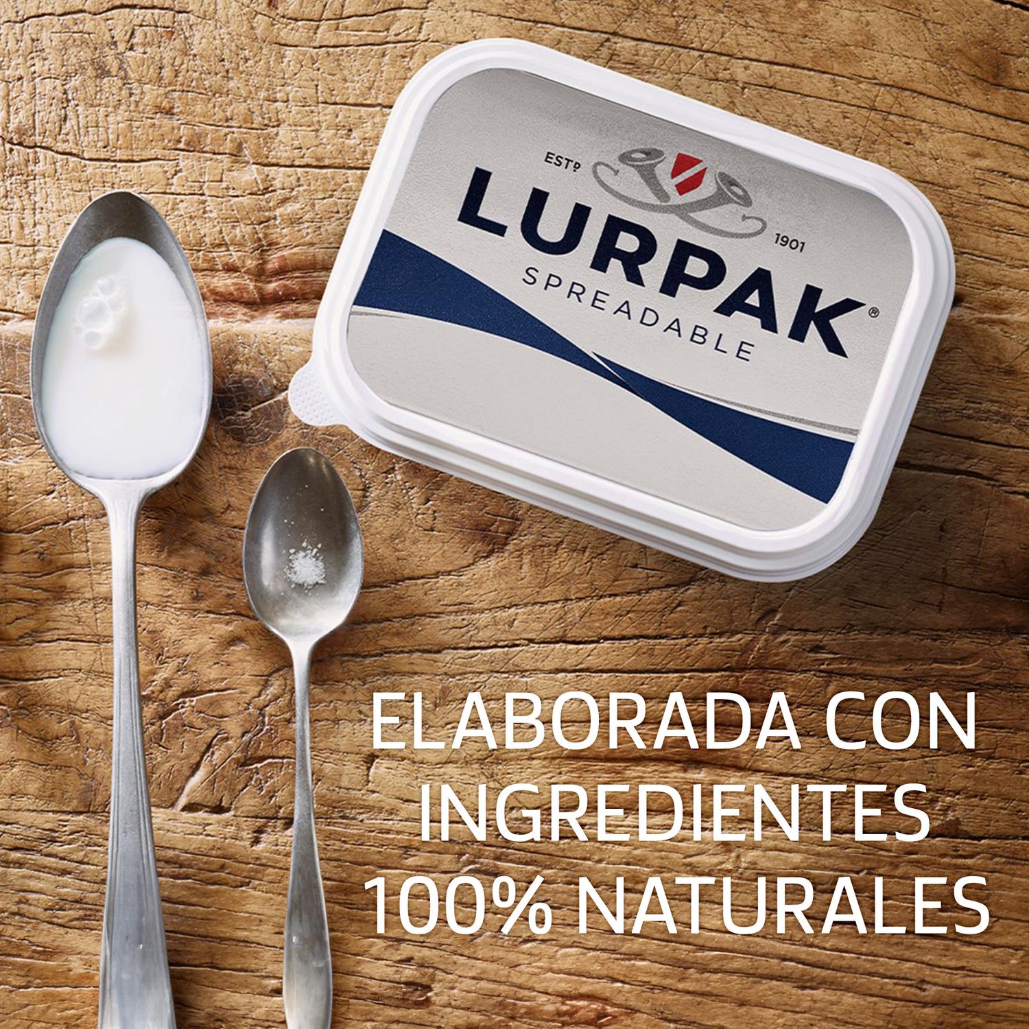 Mantequilla fácil de untar ligeramente salada Lurpak 200 g.