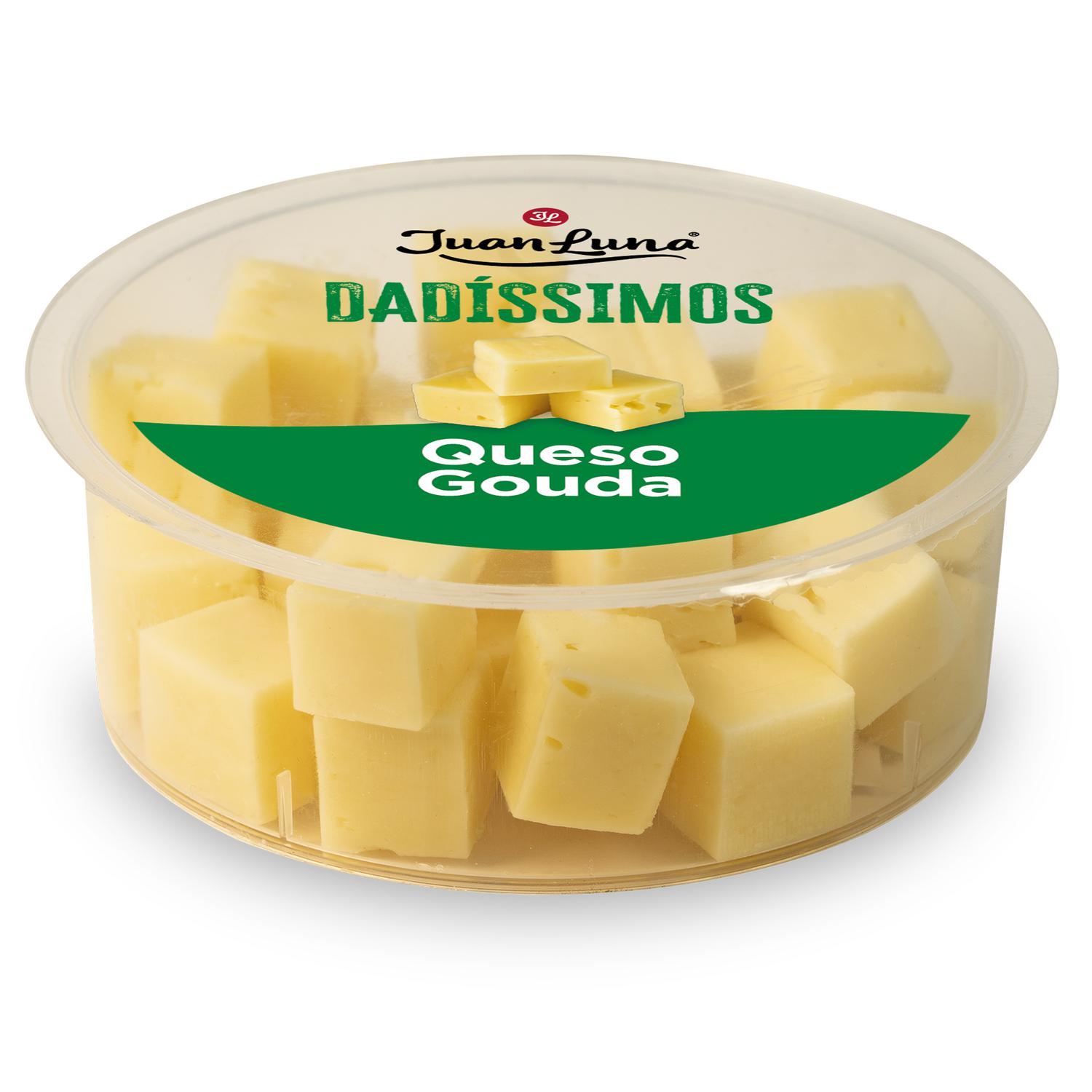 Queso gouda madurado dados Juan Luna bote 90 g.