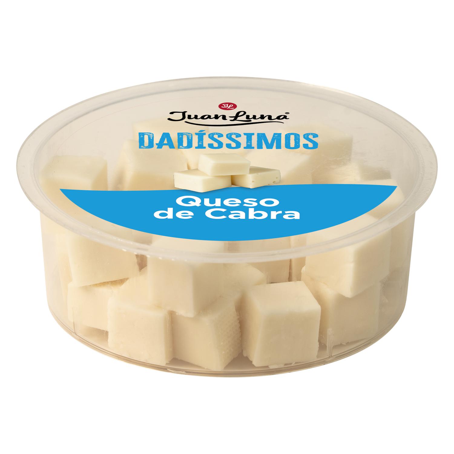 Queso de cabra dados Juan Luna bote 90 g.
