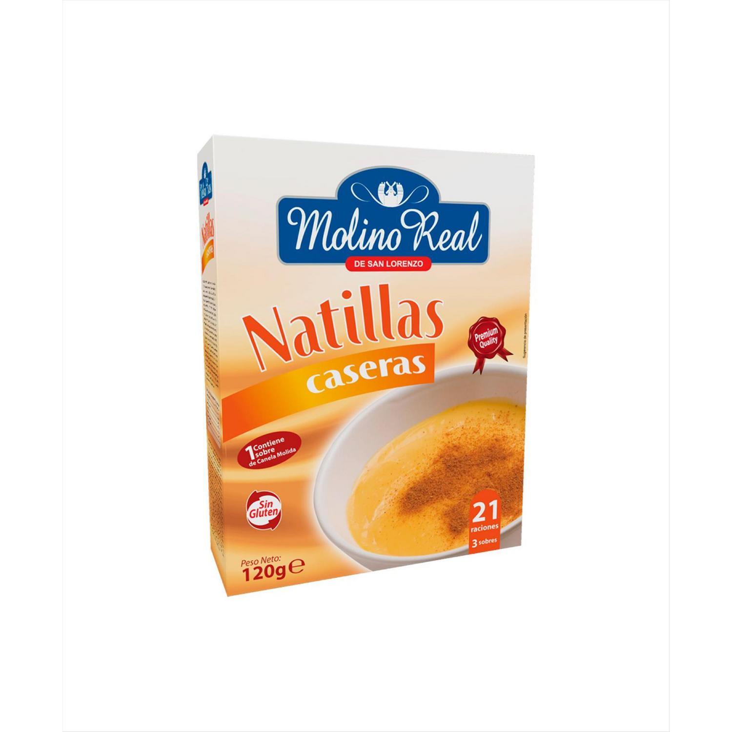 Preparado para natillas Molino Real sin gluten 150 g.