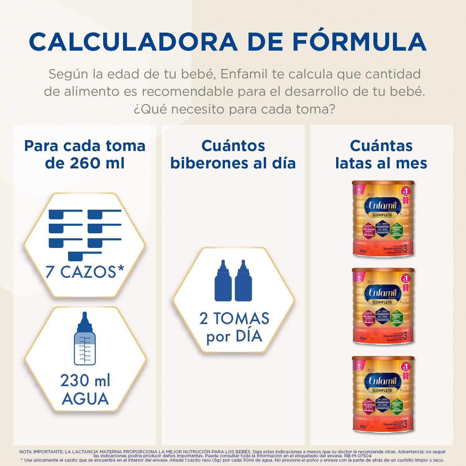 Leche infantil desde 12 meses Enfamil 3 Premium 800 gr
