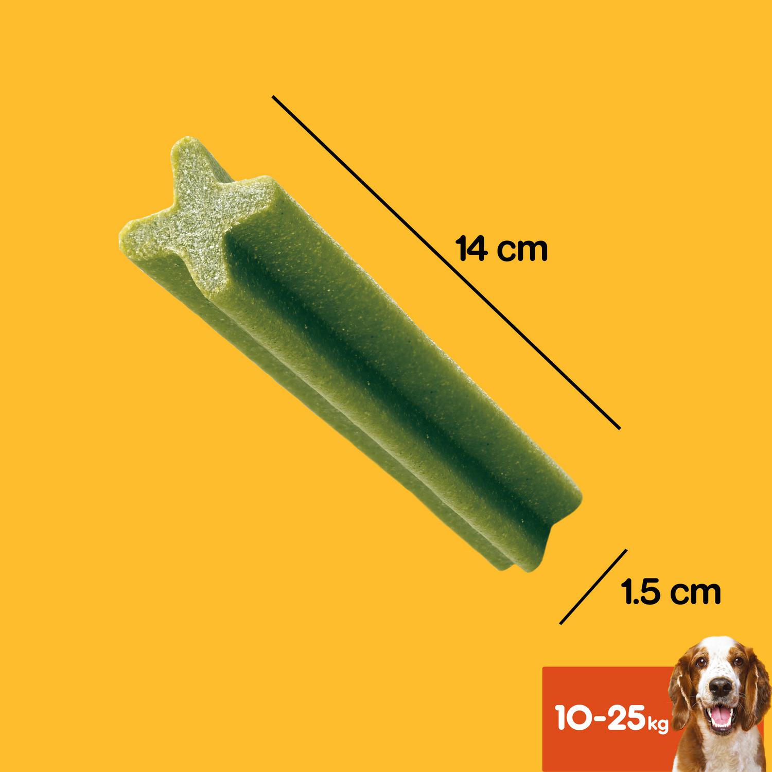 Snacks dental para perros medianos Pedigree Dentastix Fresh pack de 28 unidades