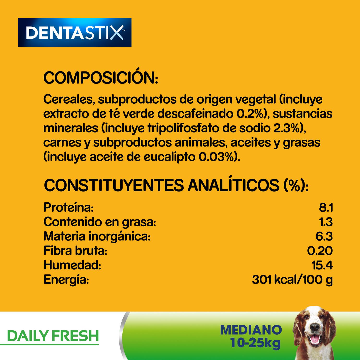 Snacks dental para perros medianos Pedigree Dentastix Fresh pack de 28 unidades