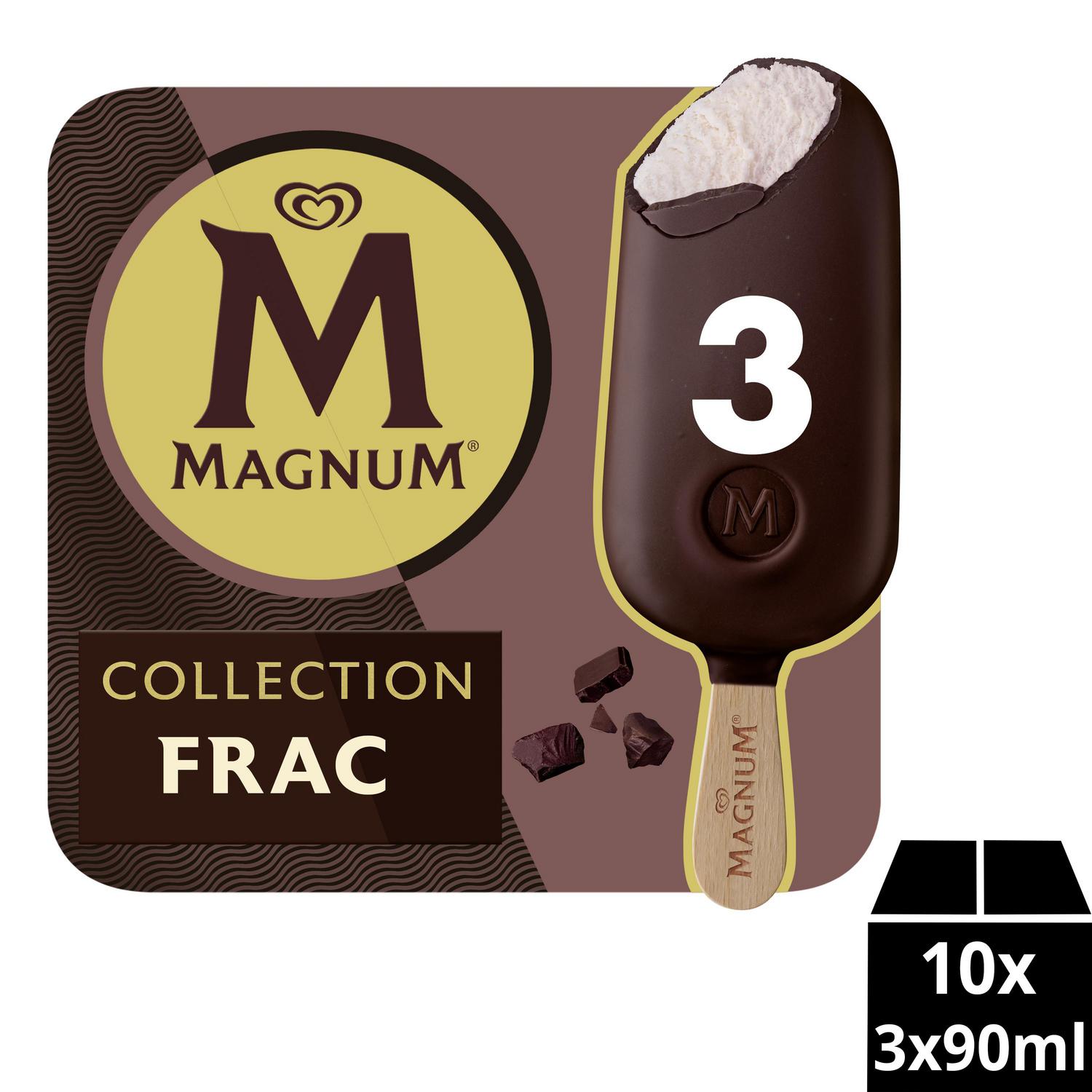 Helado bombón Magnum Collection Frac sin gluten 3 uds.