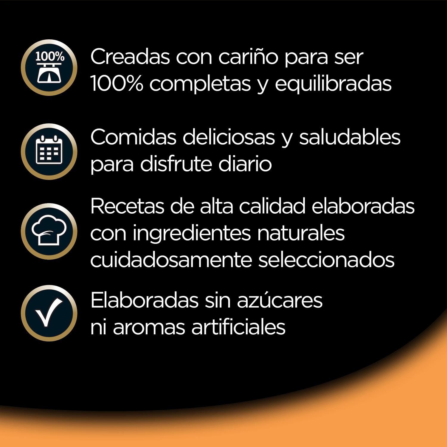 Comida húmeda selección recetas de la huerta para perro Cesar pack de 4 unidades de 150 g.
