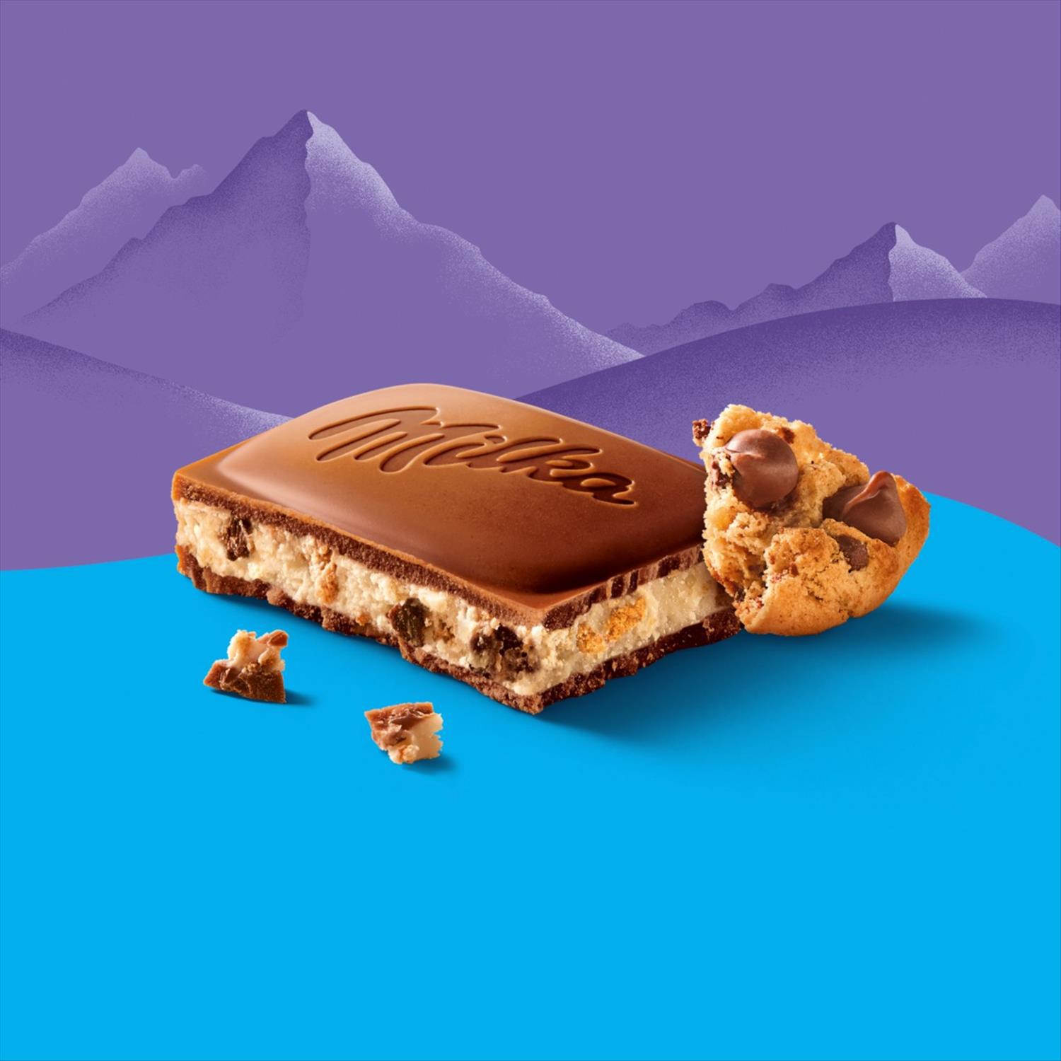 Chocolate con leche relleno Chips Ahoy Milka 100 g.