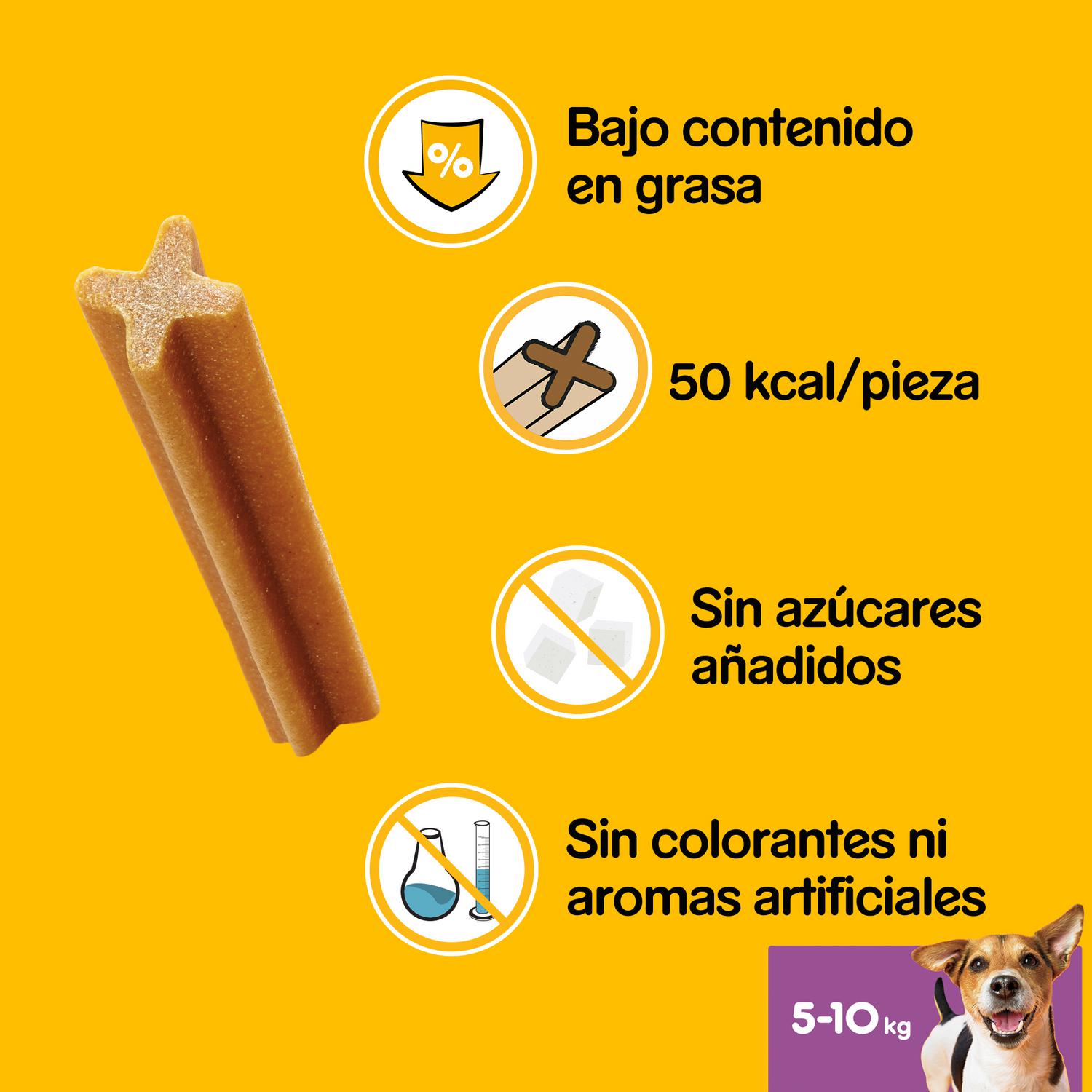 Snacks dental para perros pequeños Pedigree Dentastix pack de 56 unidades