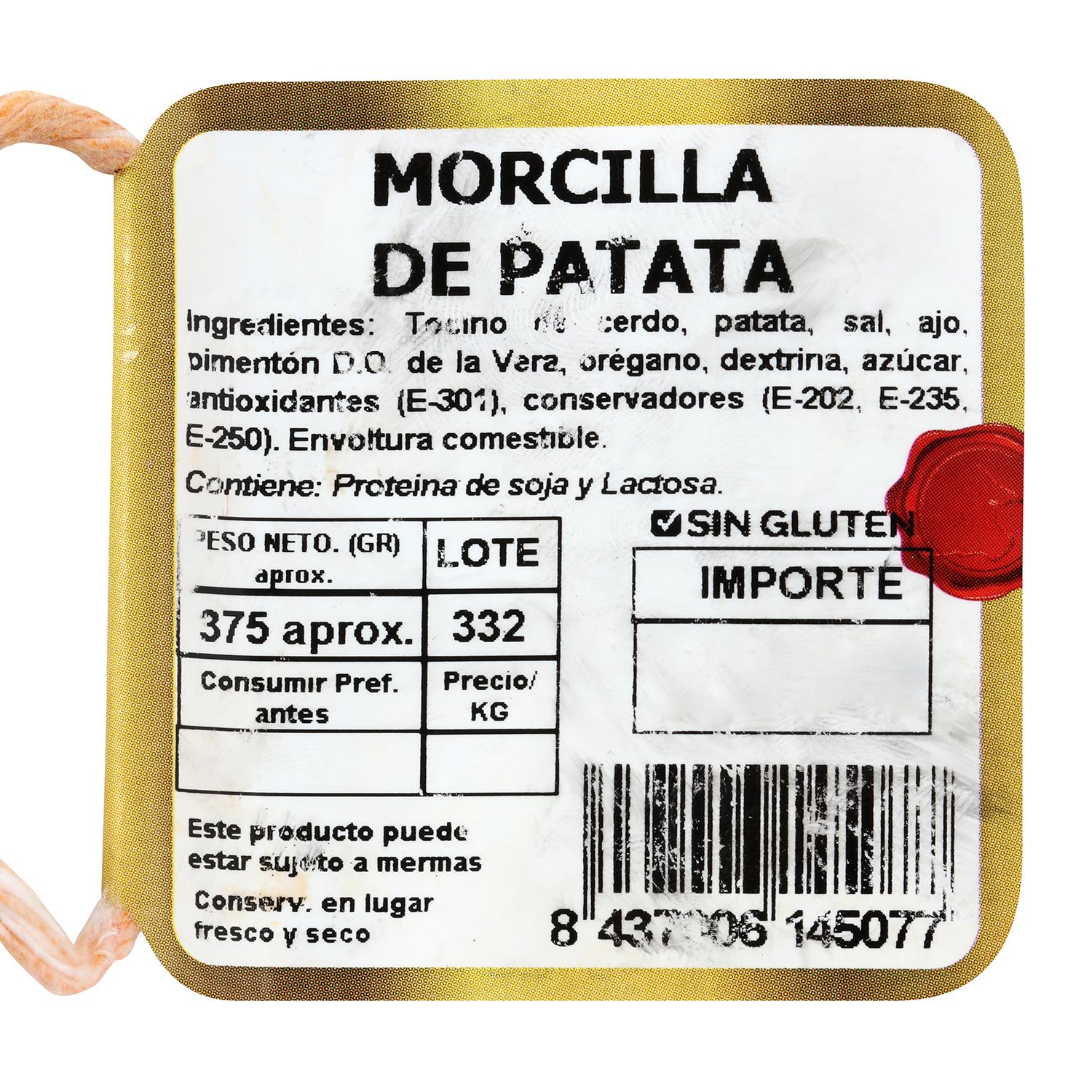Morcilla de Patata Nejosa 375 g