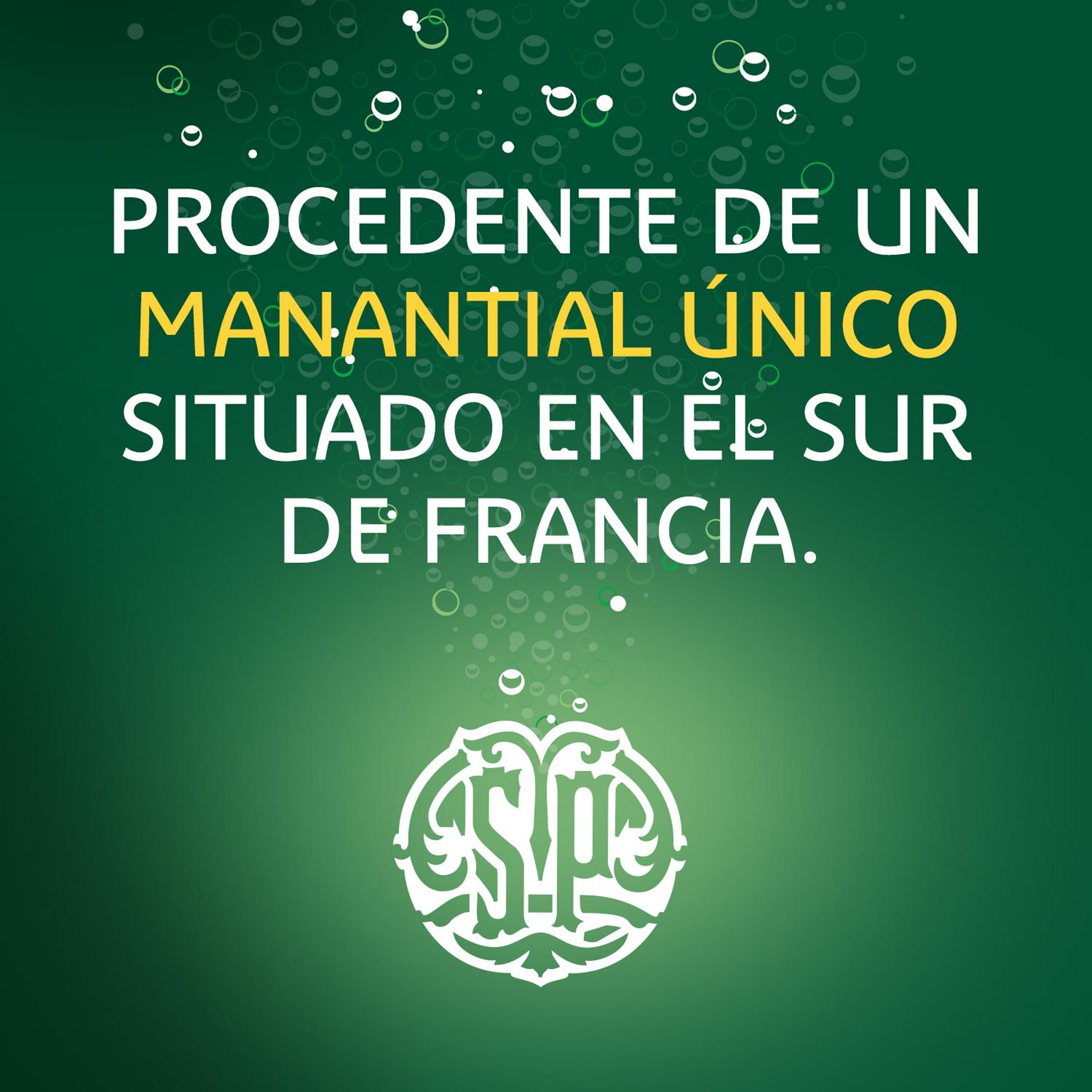 Agua mineral con gas Perrier natural 50 cl.